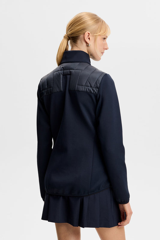 Holma Quilt Hybrid Jacket / Navy