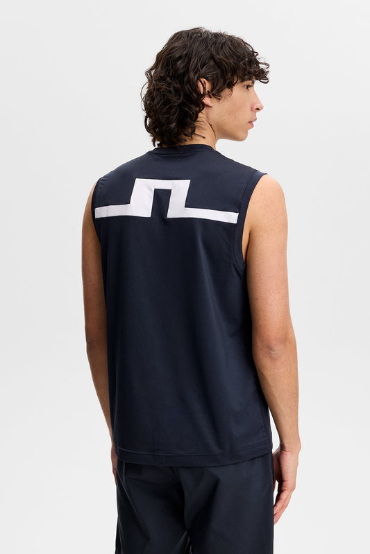 Xander Sleeveless Tee / Navy