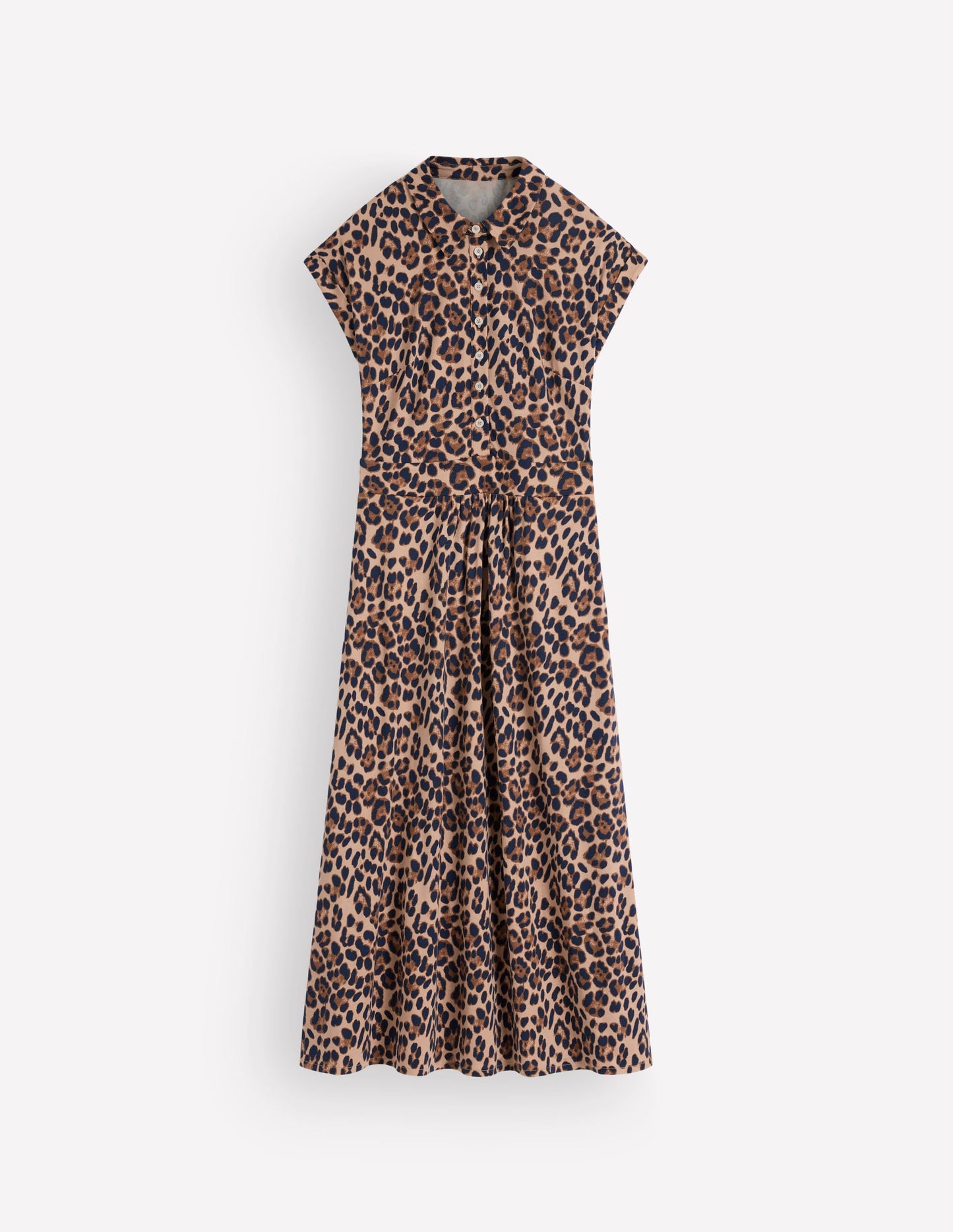 Fae Jersey Shirt Dress-Multi, Brushed Animal