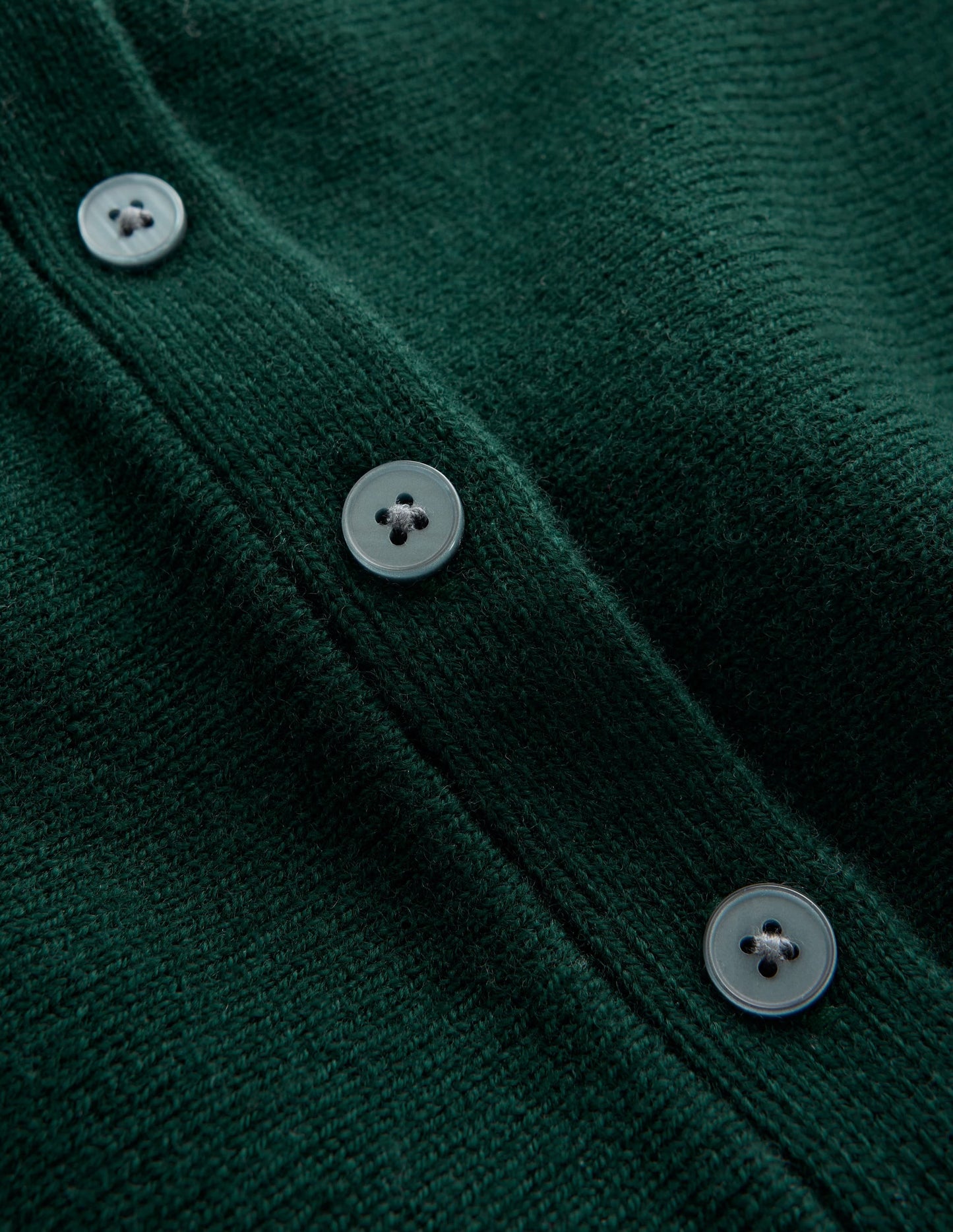 Fitted Wool Peplum Cardigan-Sea moss