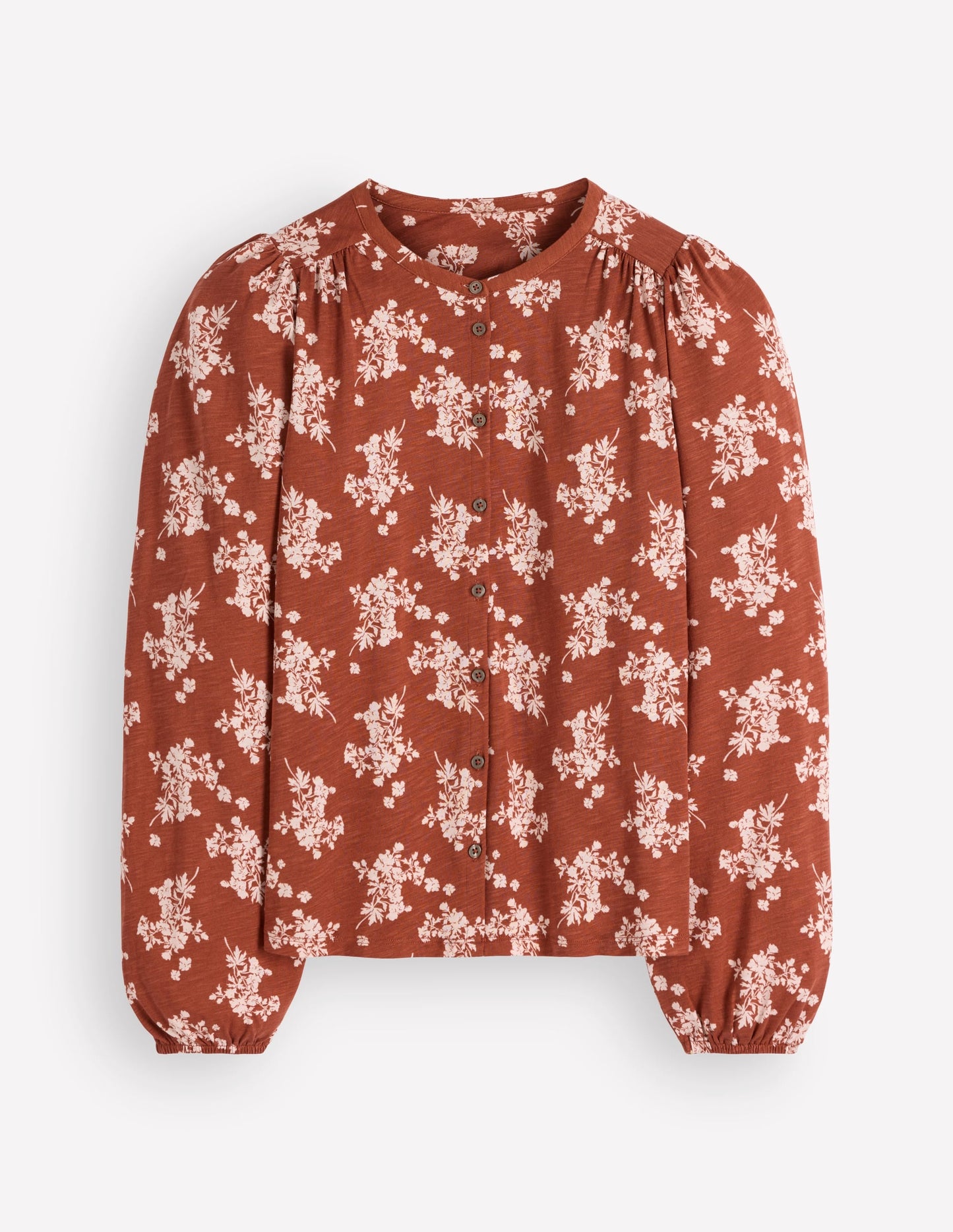 Ara Jersey Shirt-Arabian Spice, Flecked Bunch