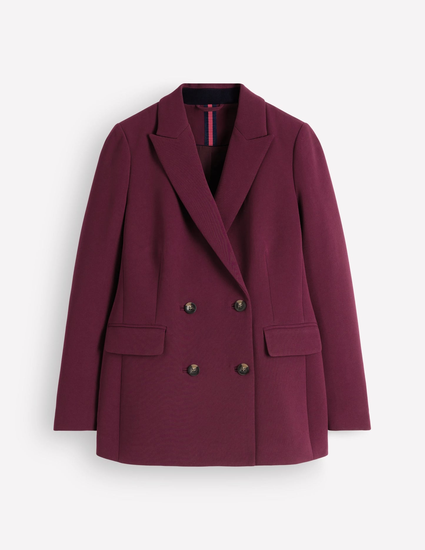 Keswick Double Breasted Blazer-Deep Wisteria