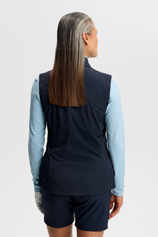 Thorine Wind Packable Vest / Navy