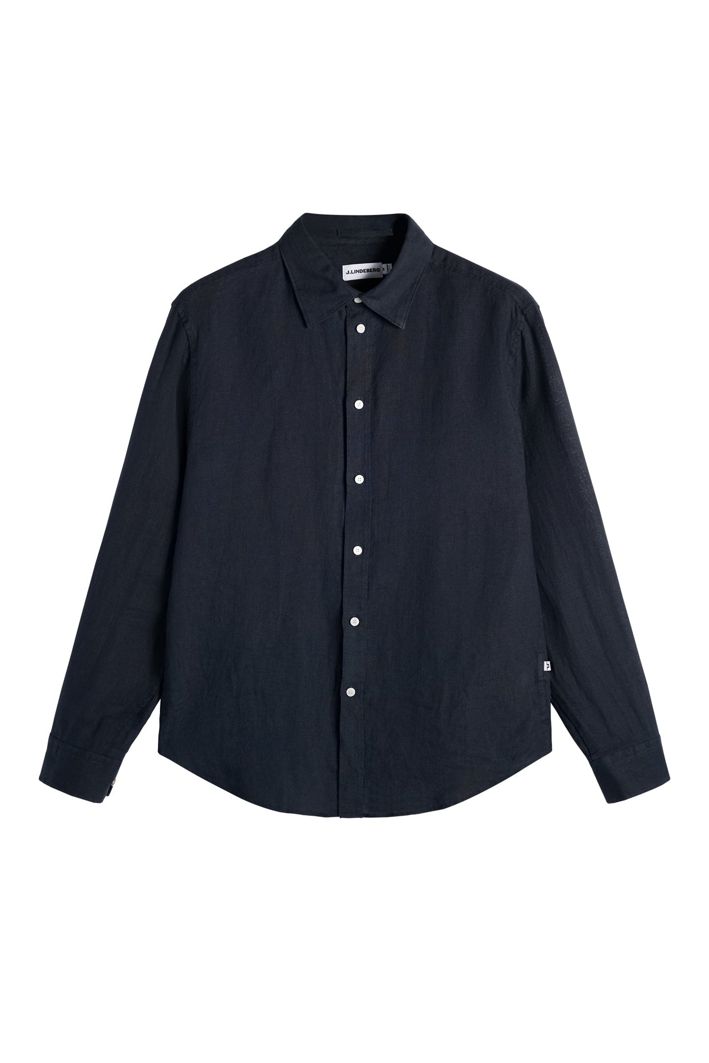 Zachary Clean Linen Shirt / Navy