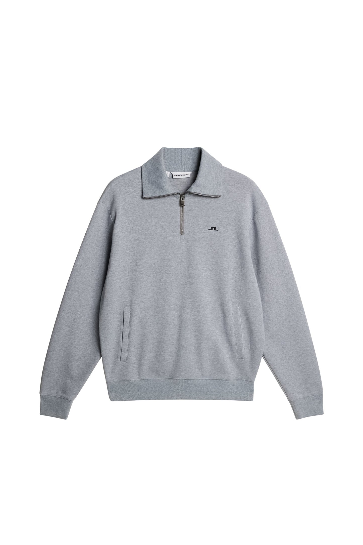 Callan quarter zip / Medium Grey Melange