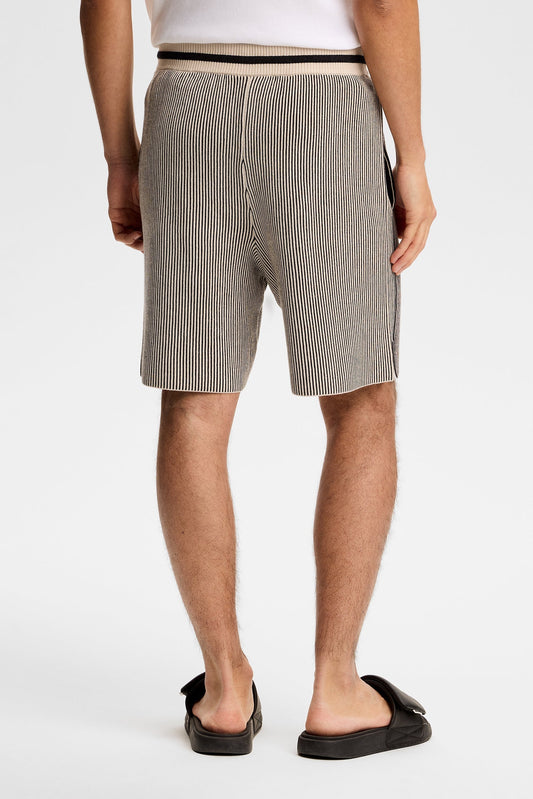 Simon Knitted Shorts / Moonbeam