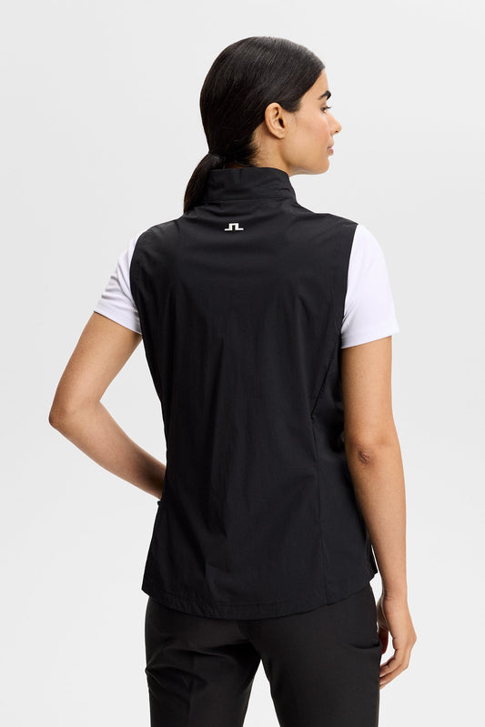 Thorine Wind Packable Vest / Black