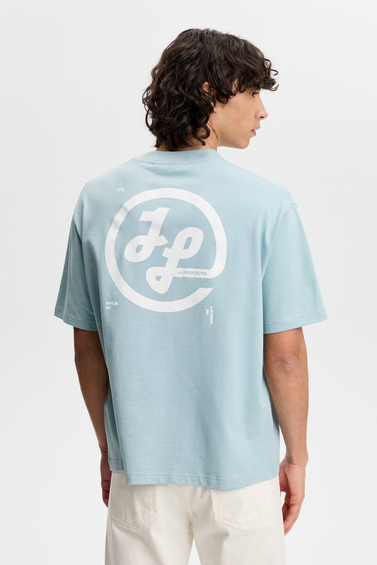 Tjorn Printed T-Shirt / Forget-Me-Not
