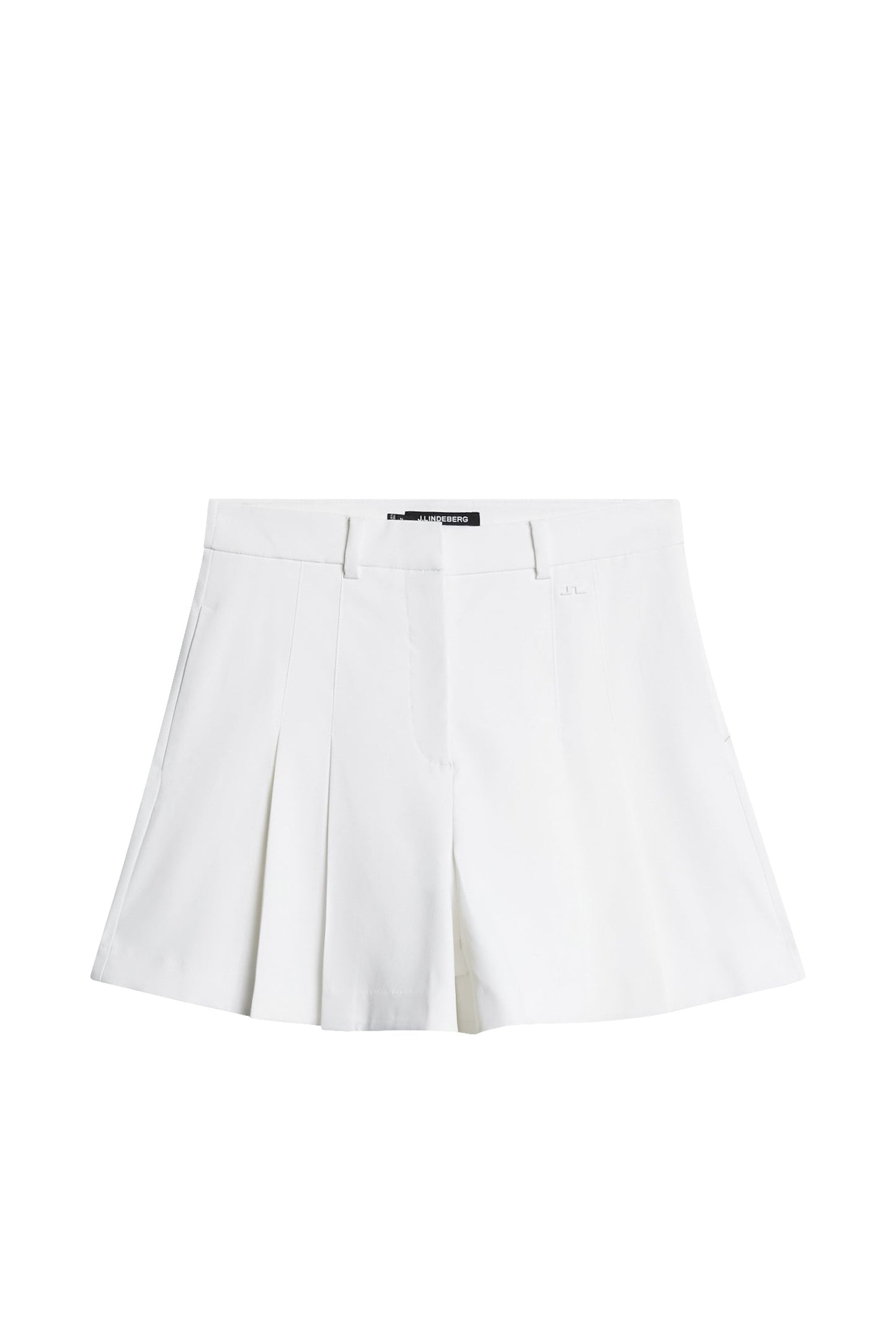 Arella Pleated Shorts / White
