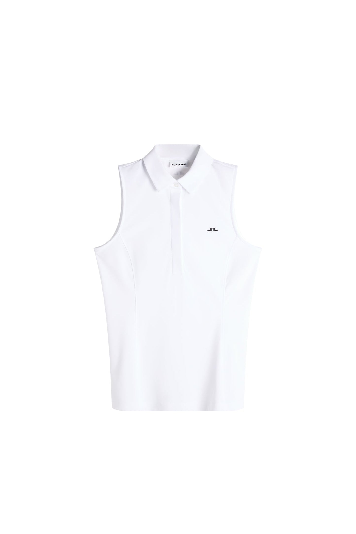 Dena Sleeveless Polo / White