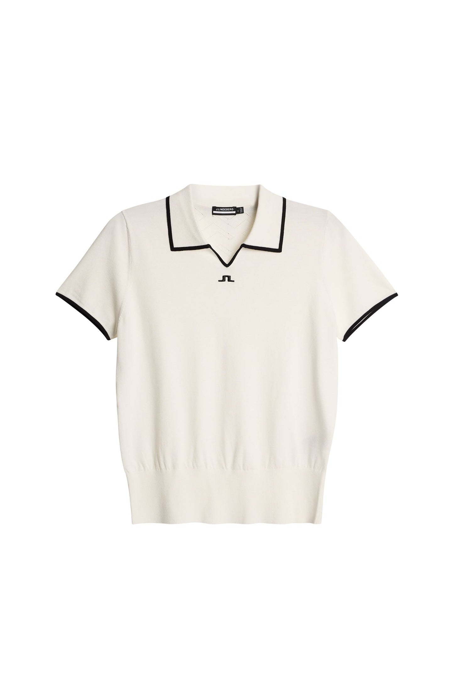 Malva Knitted Polo Shirt / White