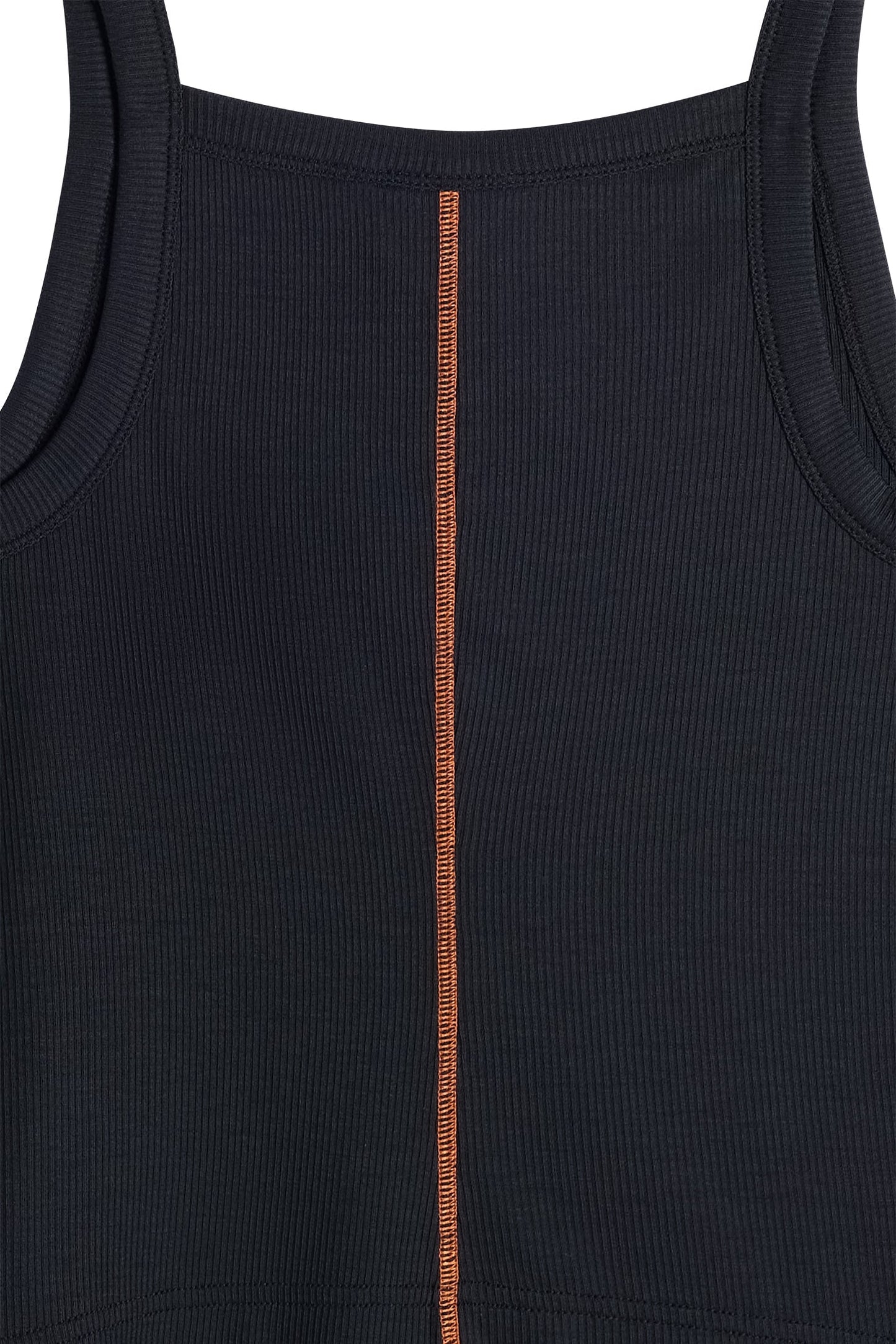 Meira Rib Tank Top / Black