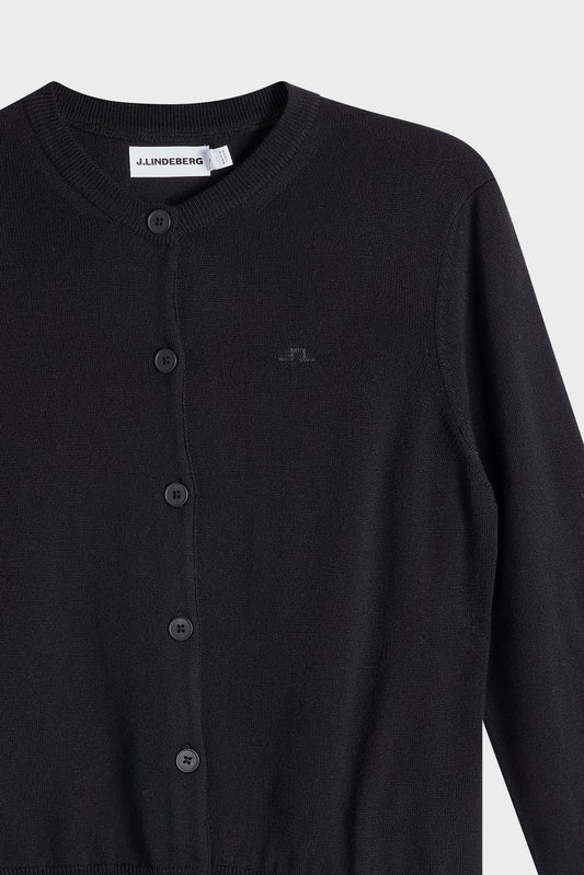 Joanna Knitted Cardigan / Black