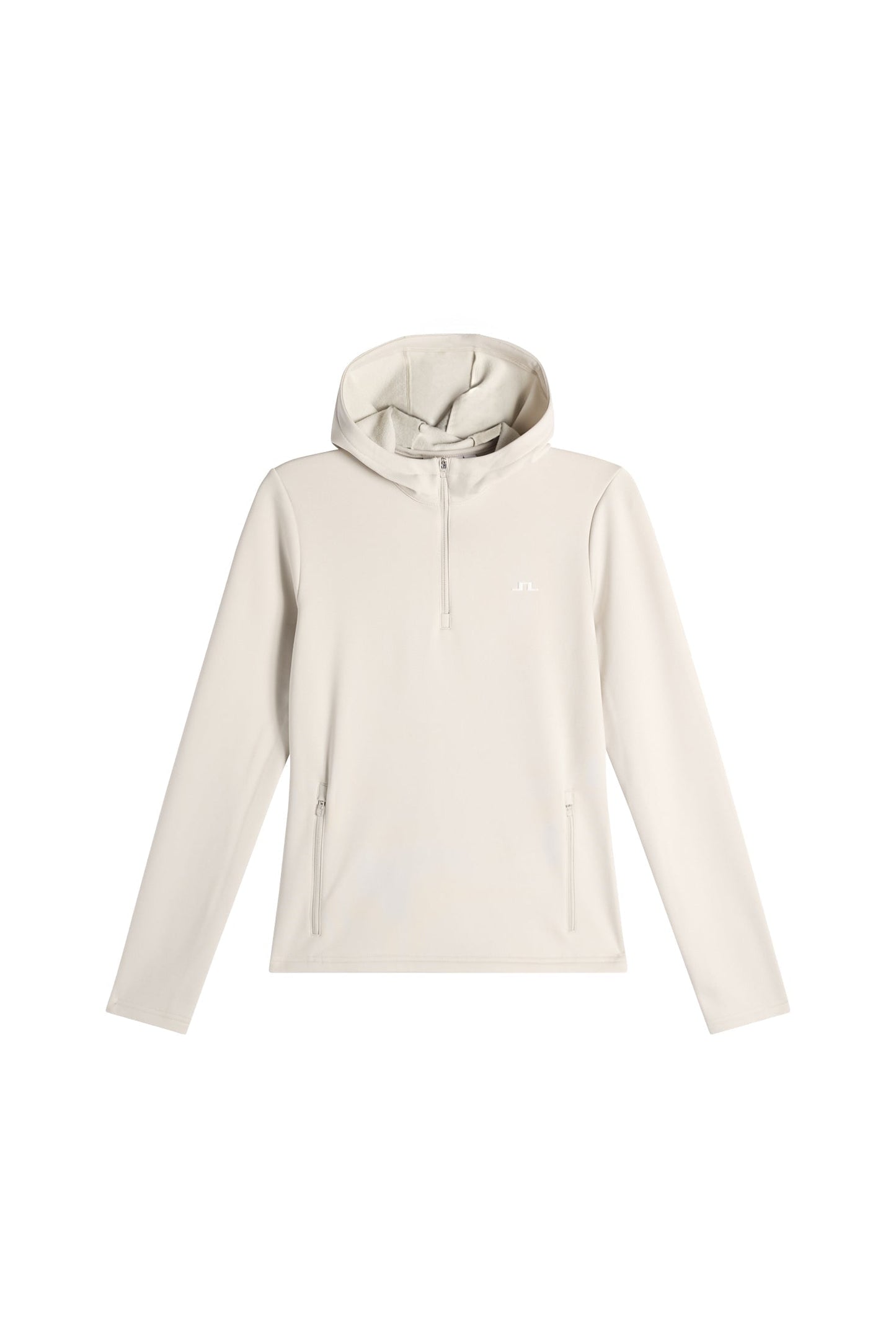 Aerielle Quarter Zip Hood / Moonbeam