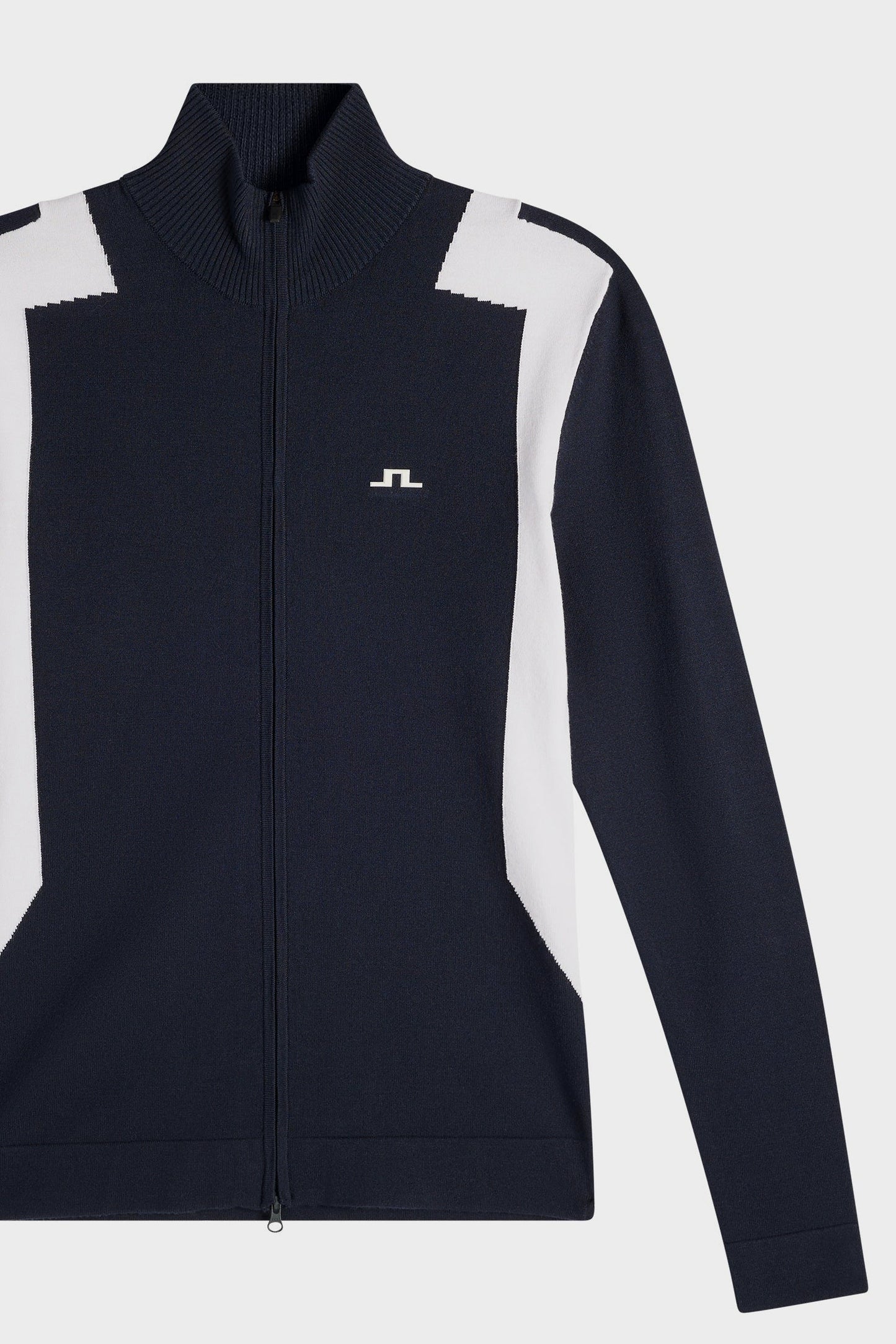 Bianca Knitted Zip Sweater / Navy