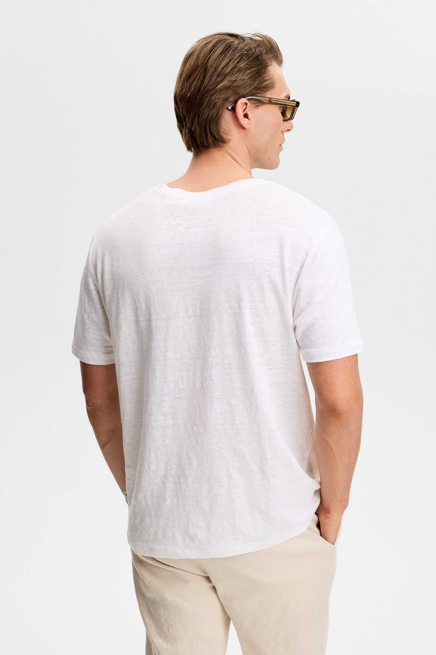 Coma Linen Tee / White
