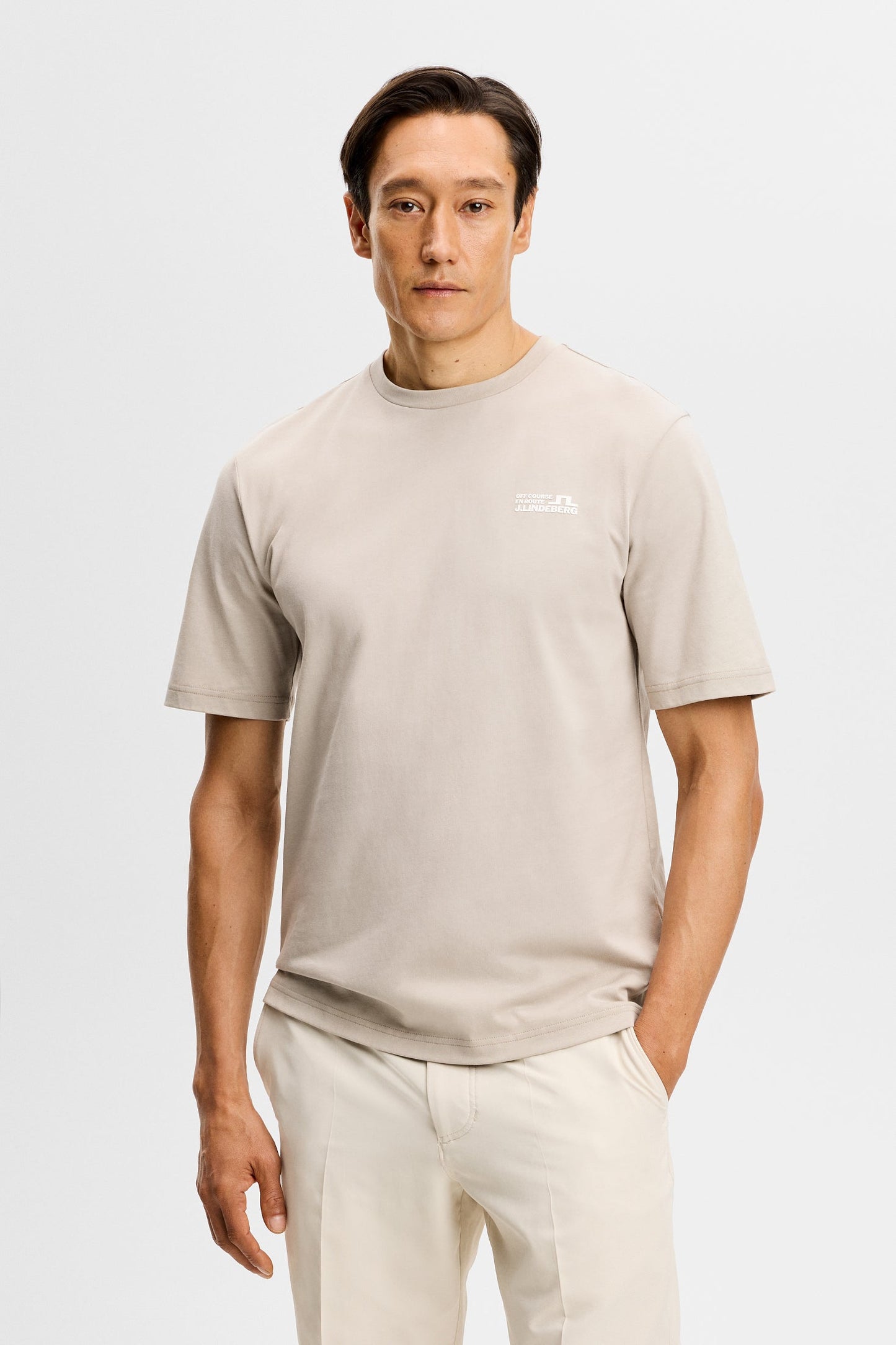 Graphic T-Shirt / Oyster Brown