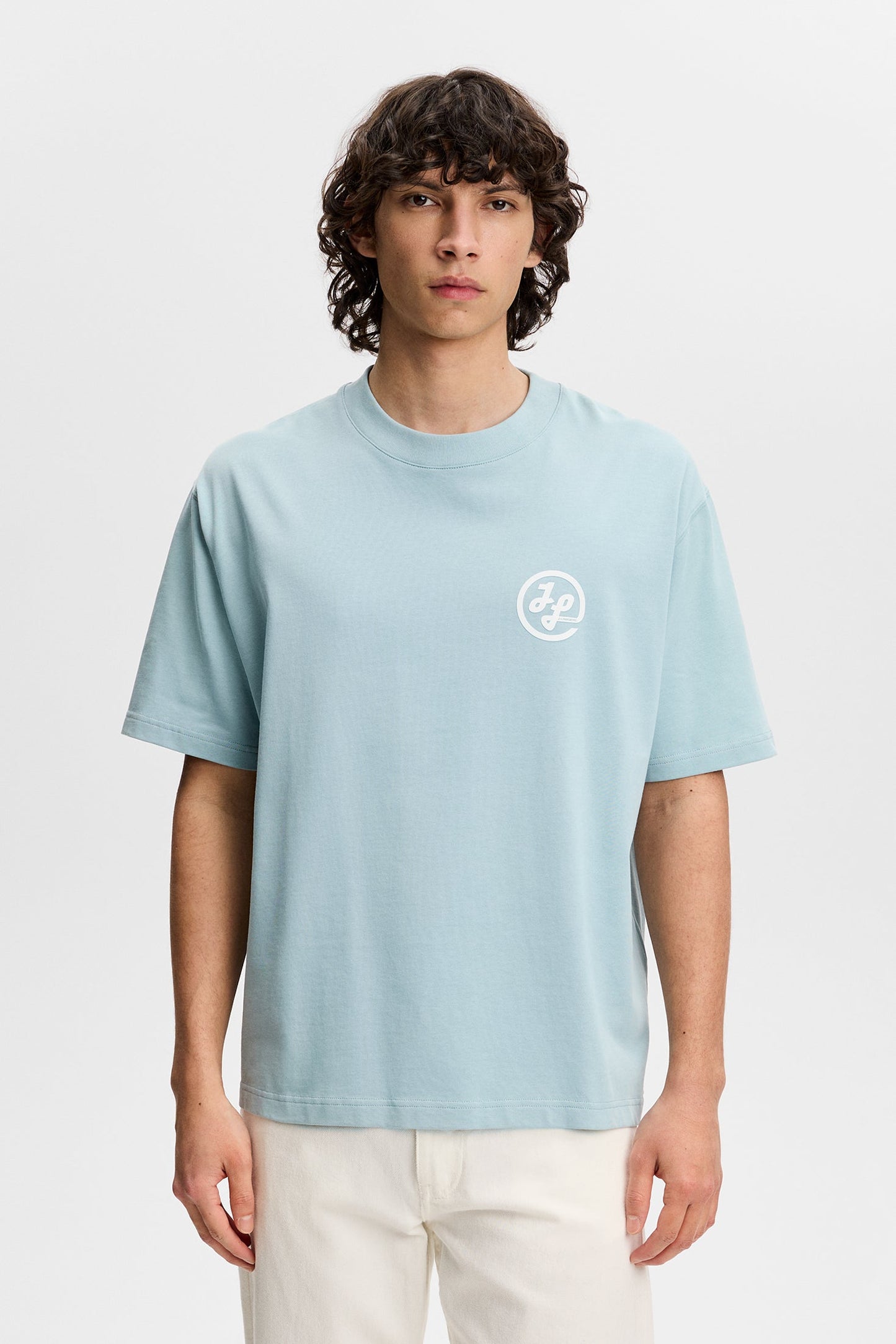 Tjorn Printed T-Shirt / Forget-Me-Not