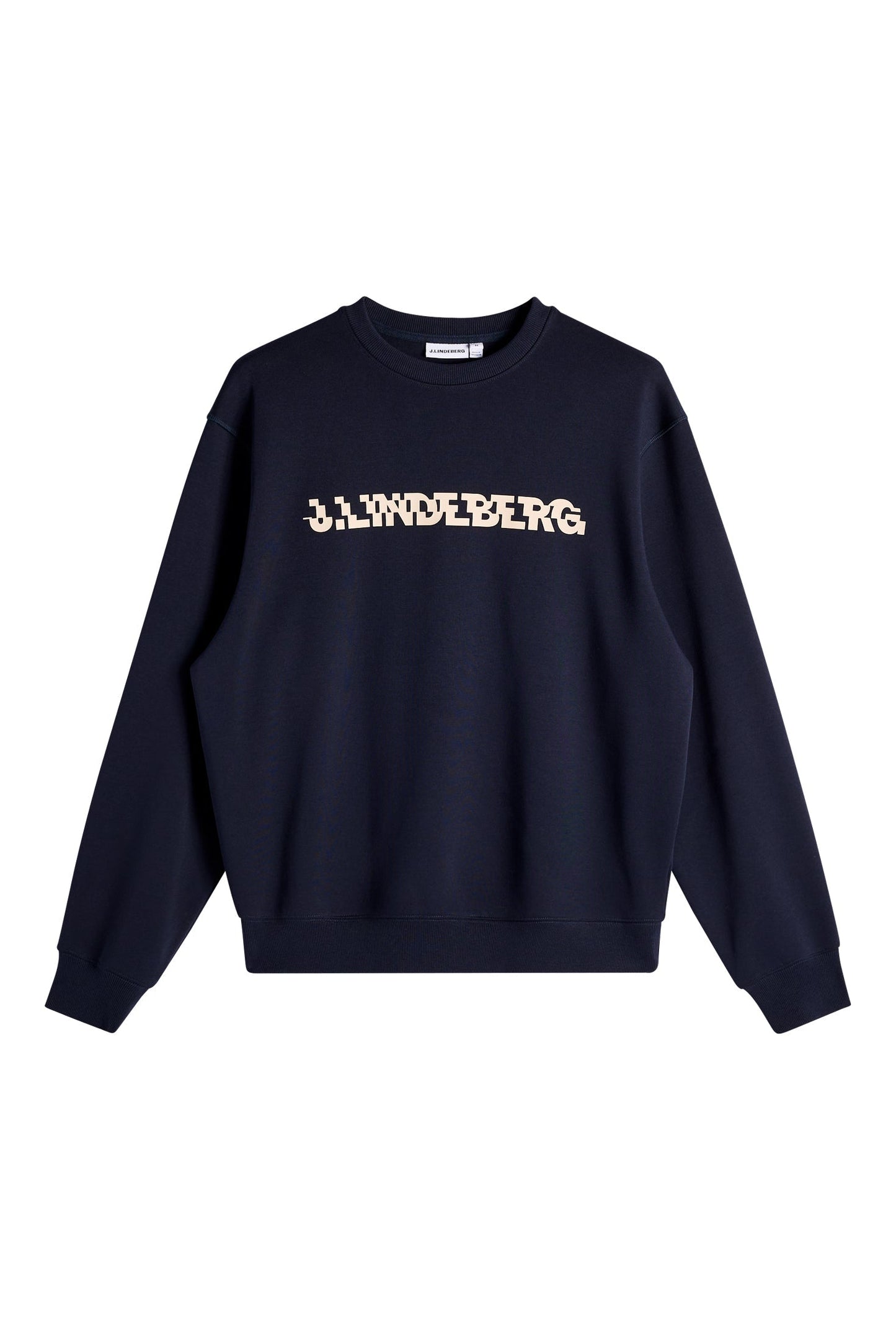 Club Printed  Crew Neck / Navy