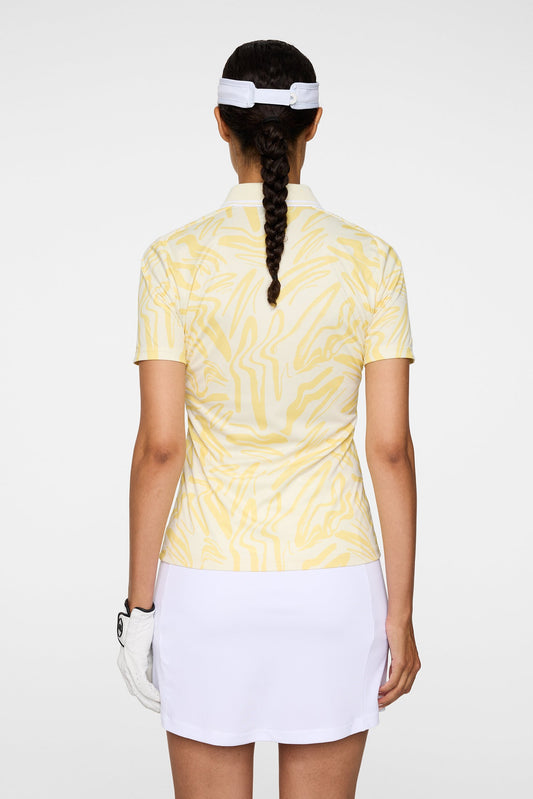 Georgia Print Polo / Scribble Sunshine