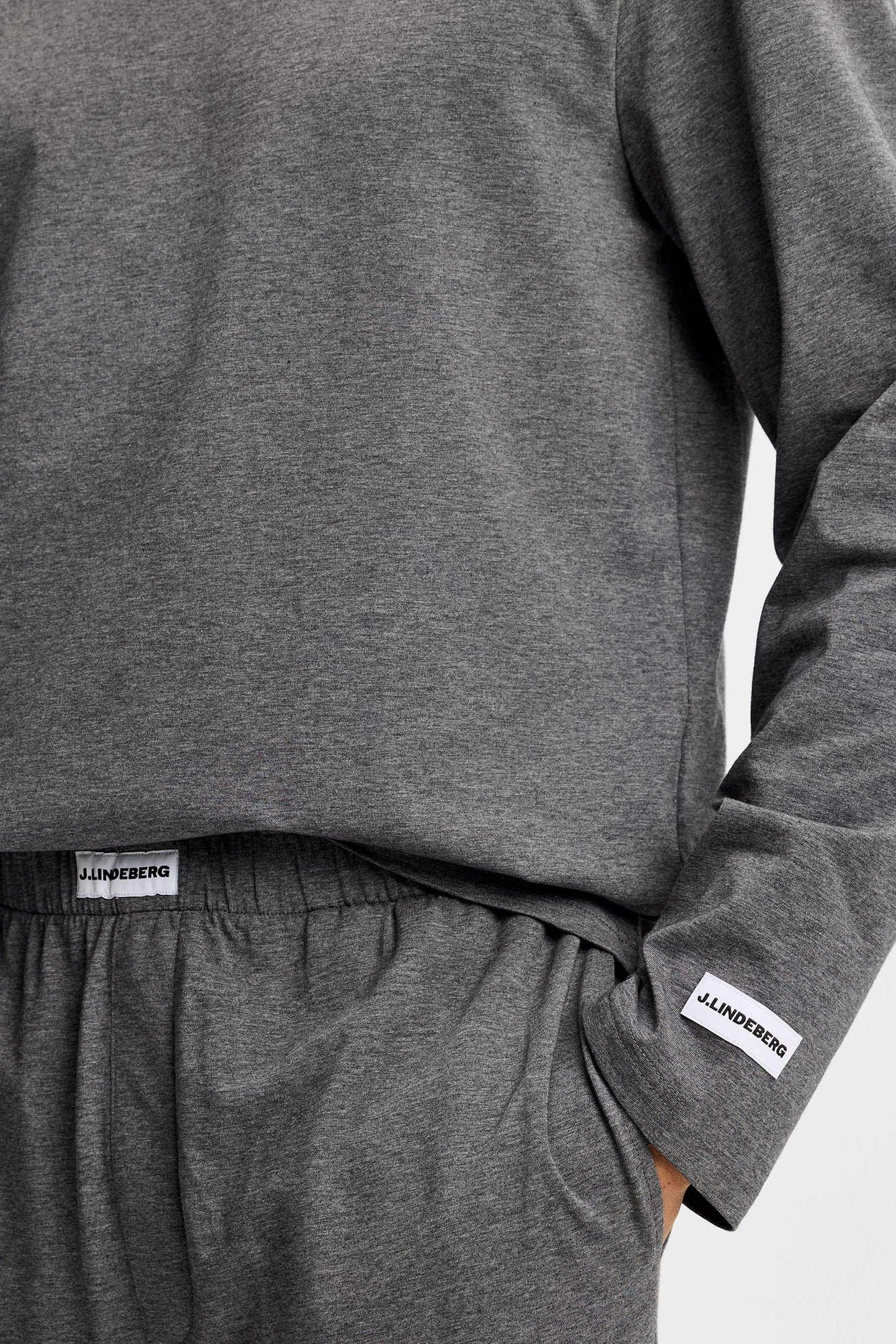 Pierce Pyjama Set / Dark Grey Melange
