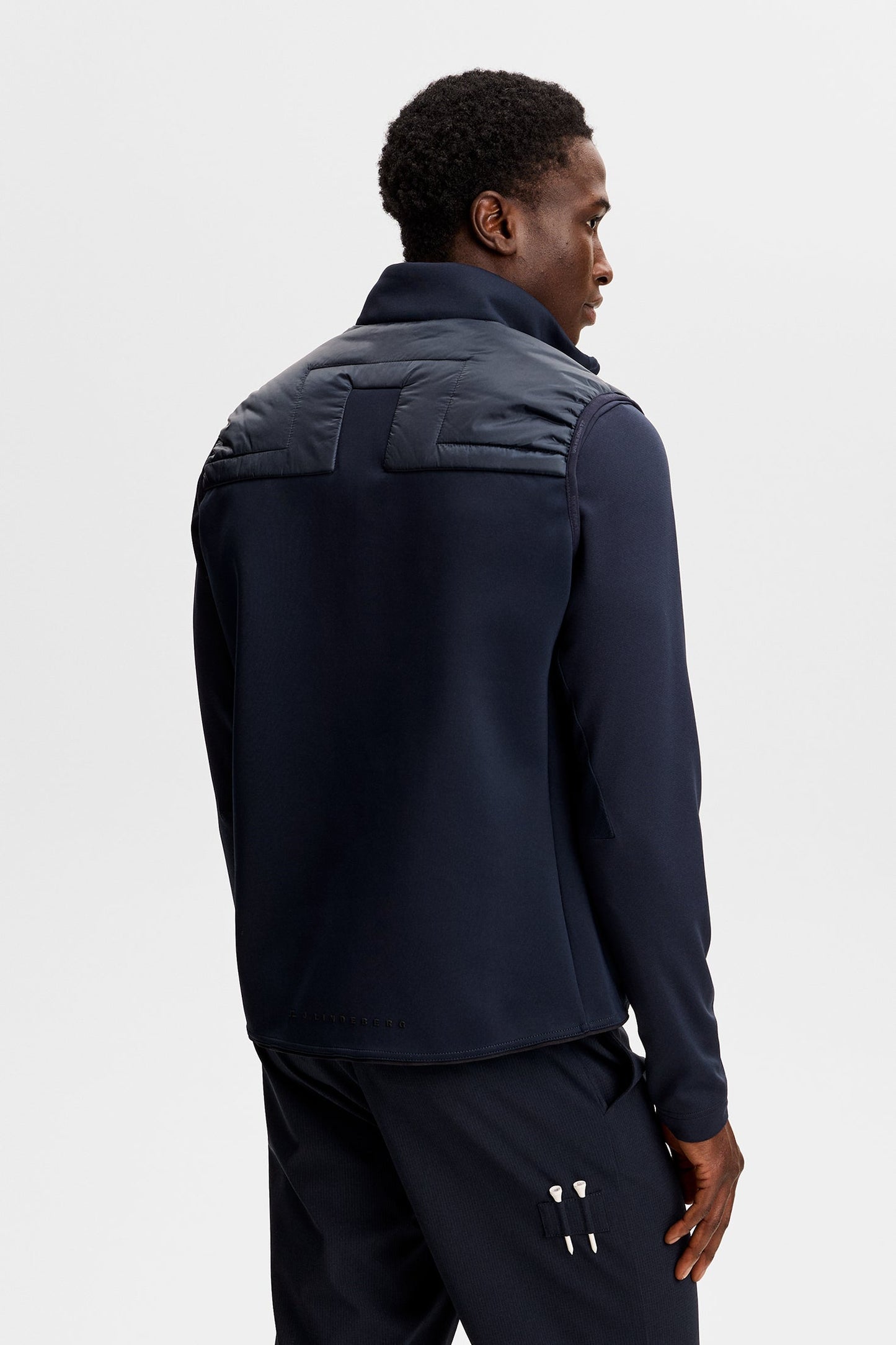 Heyden Quilt Hybrid Vest / Navy
