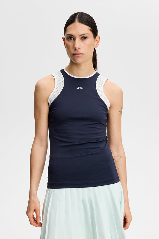 Nora Sleeveless Top / Navy
