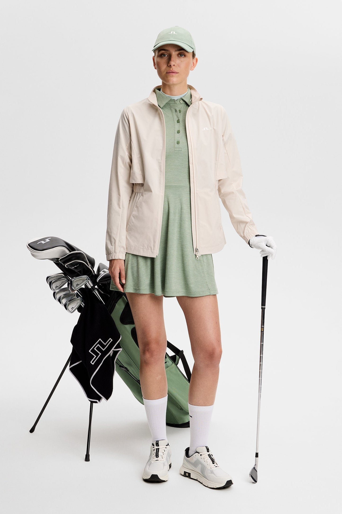 Janna Dress / Hedge Green Melange