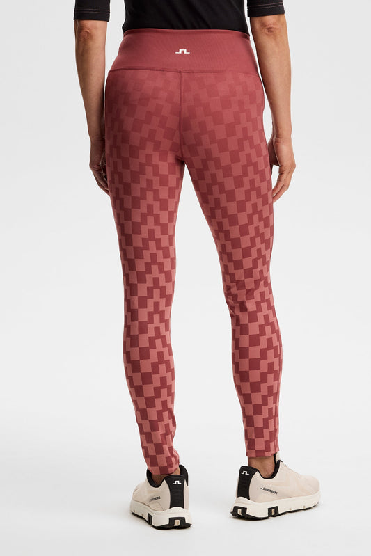 Valerie Print Leggings / Bridge Stack Apple Butter M