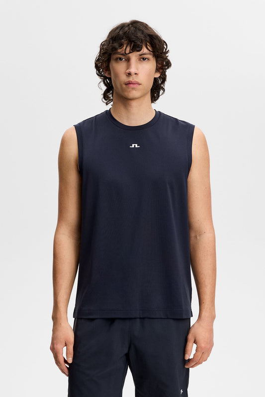 Xander Sleeveless Tee / Navy