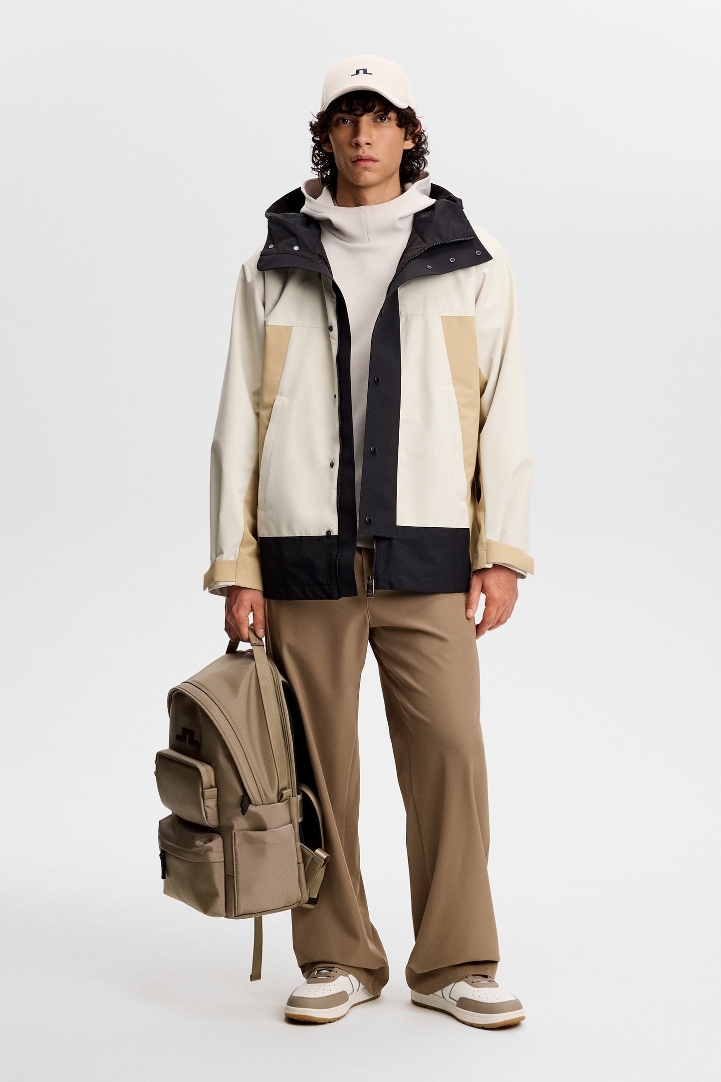 Fabio color block jkt / Black