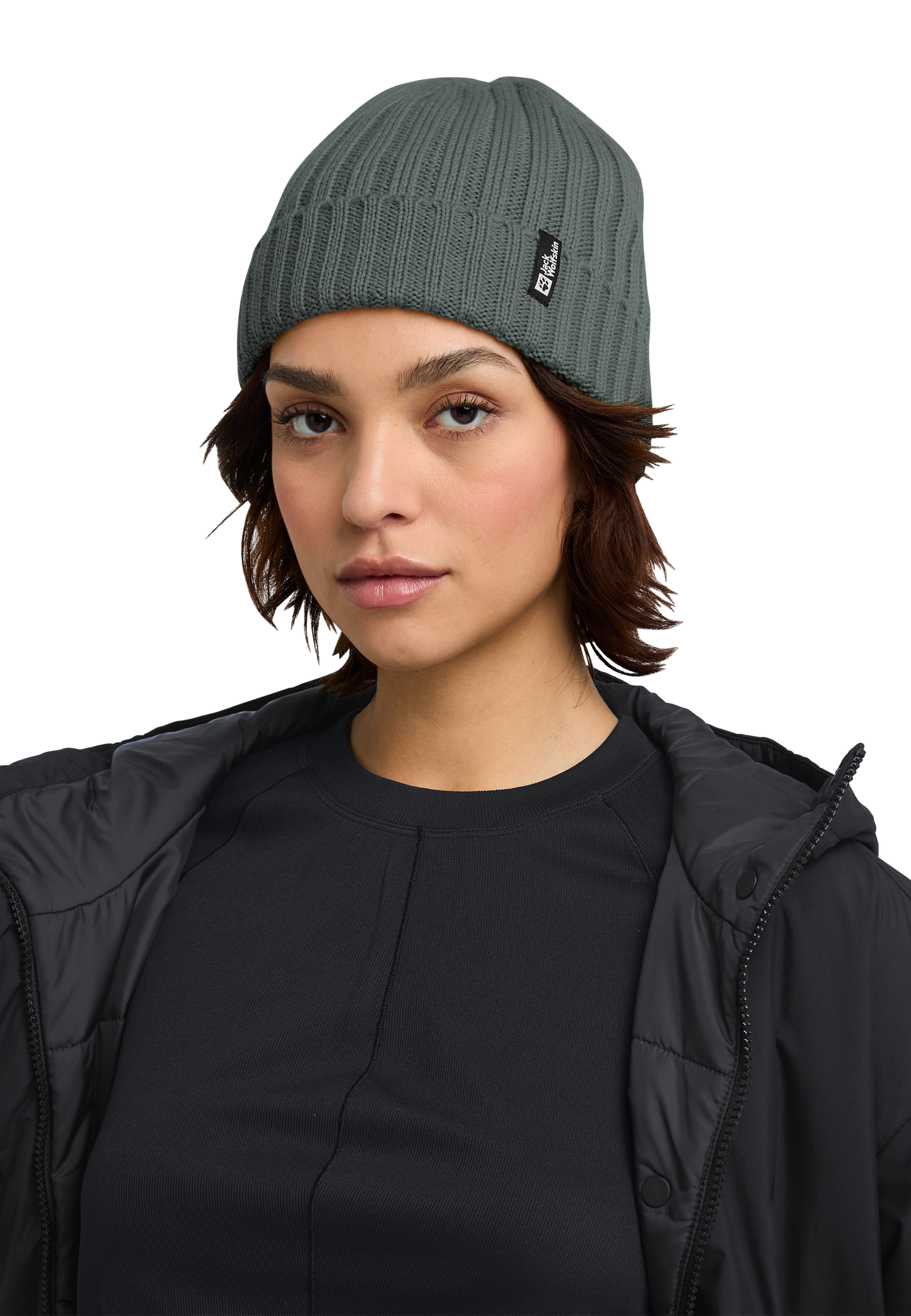 RIB KNIT BEANIE