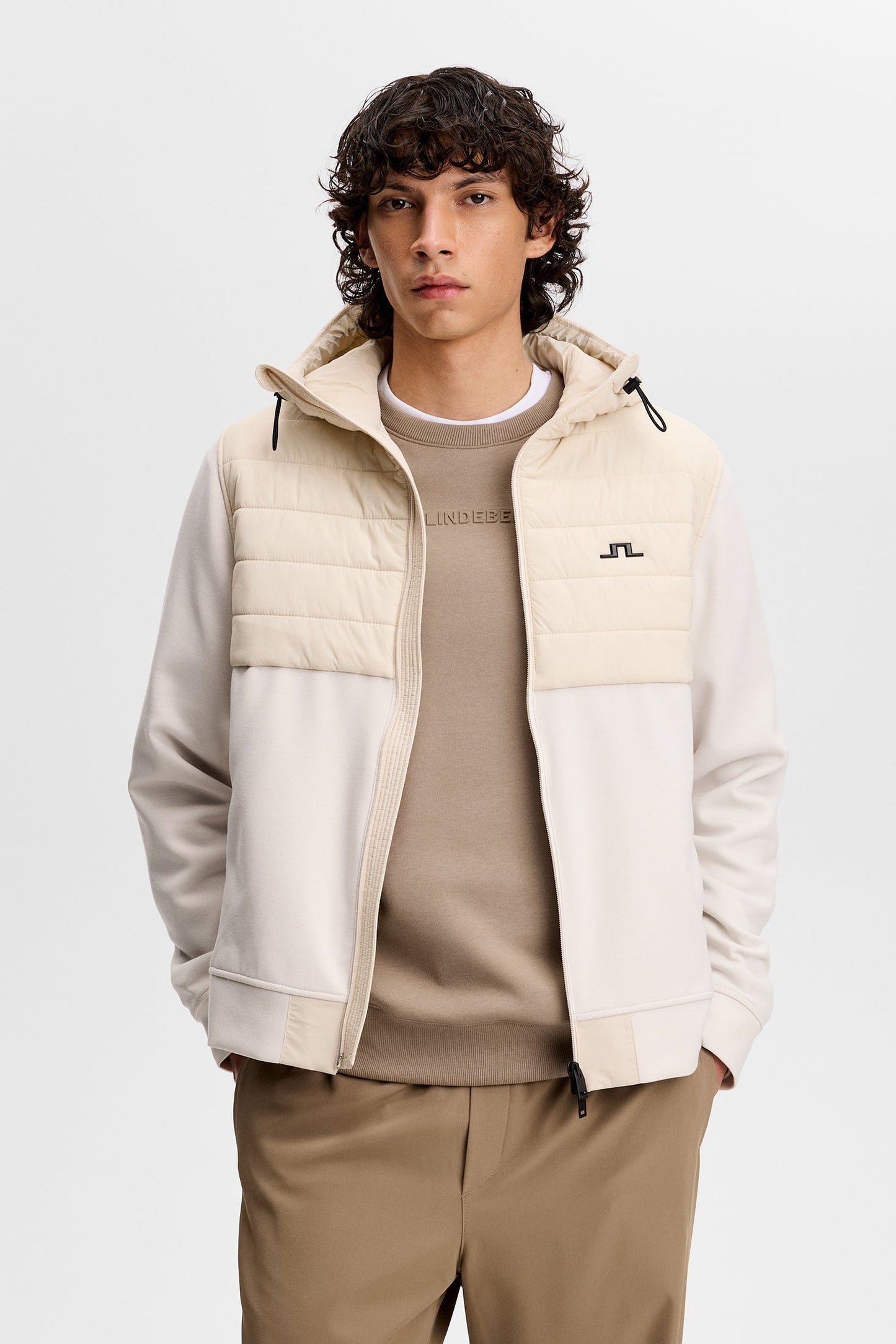 Gage Hybrid Hood Jacket / Moonbeam