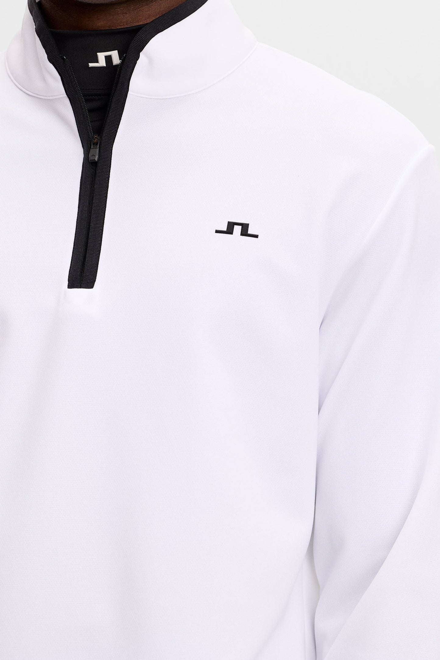 Clide Quarter Zip Mid Layer / White