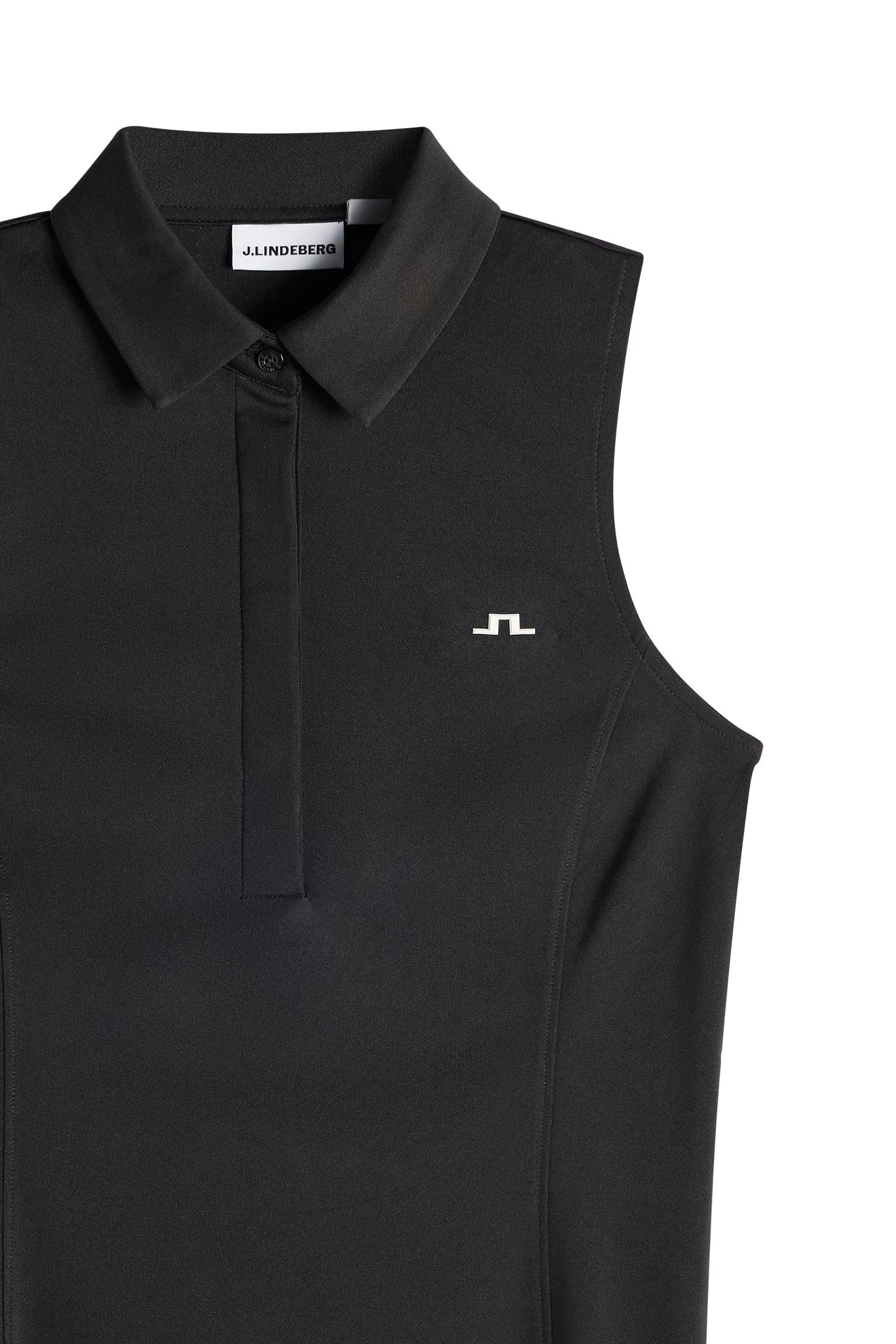 Dena Sleeveless Polo / Black