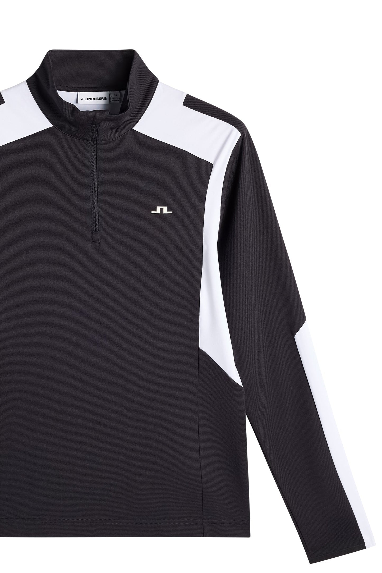 Lukas Quarter Zip Mid Layer / Black