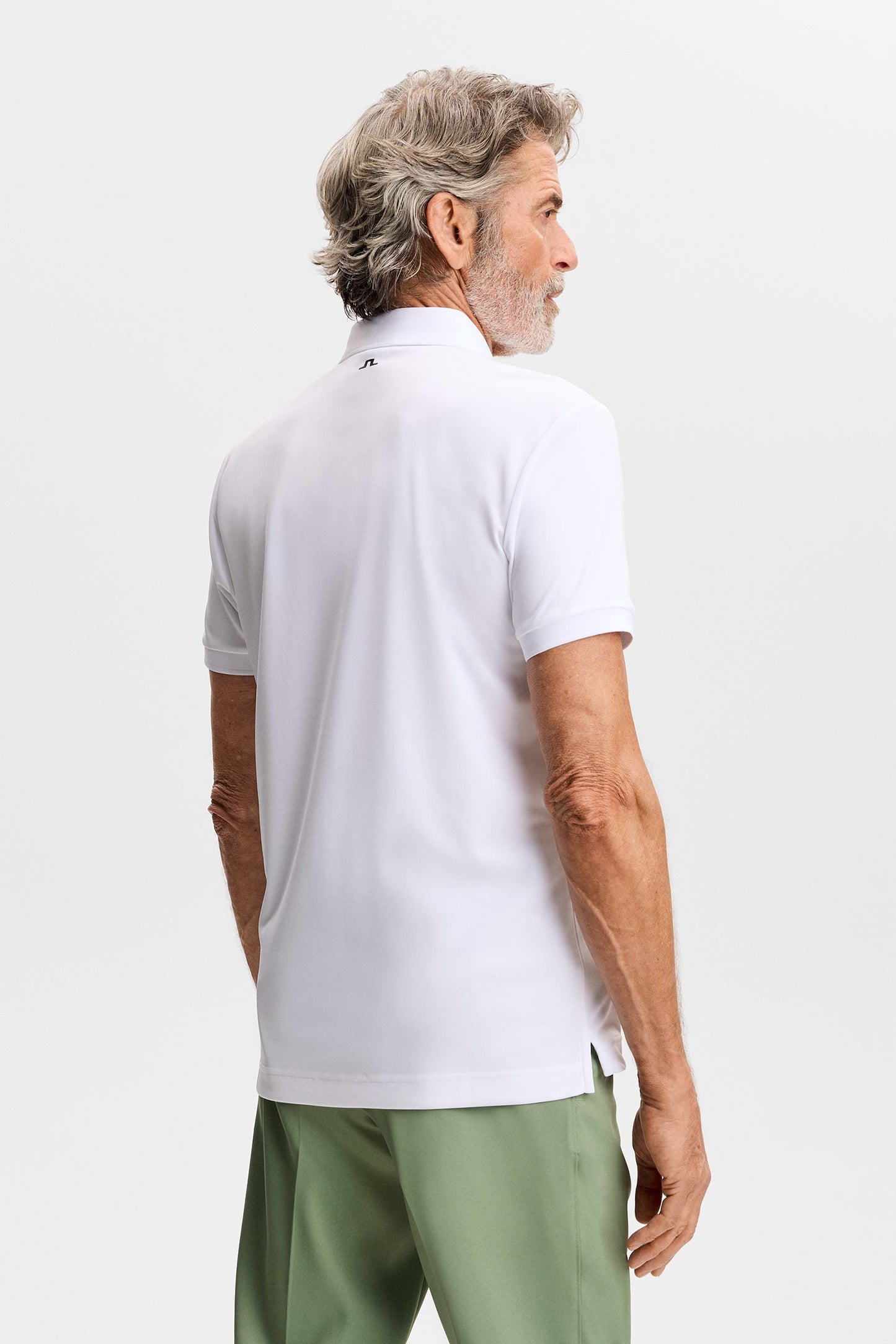 Tour Tech Slim Fit Polo / White