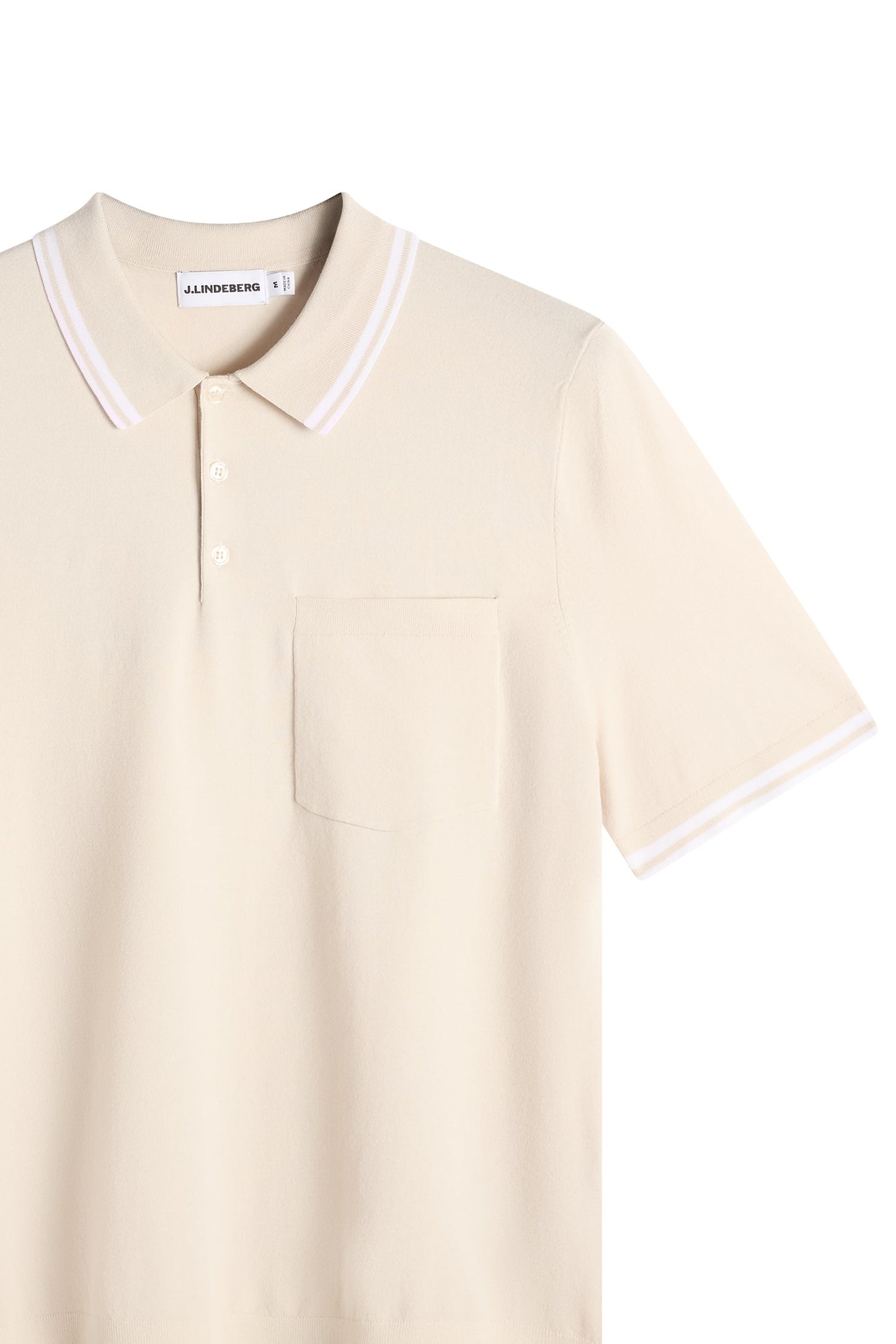 Ramon Knit SS Polo / Moonbeam