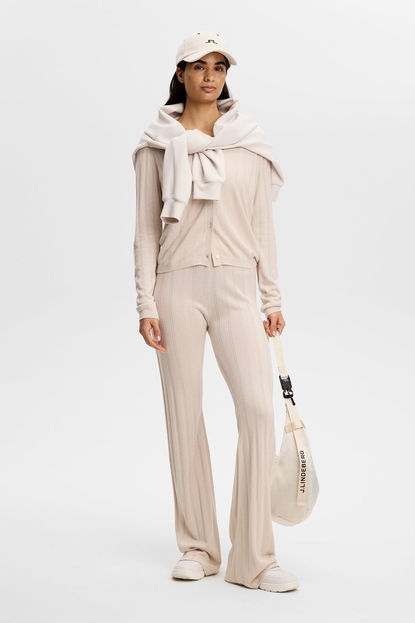 Vanja Wide Rib Cardigan / Moonbeam