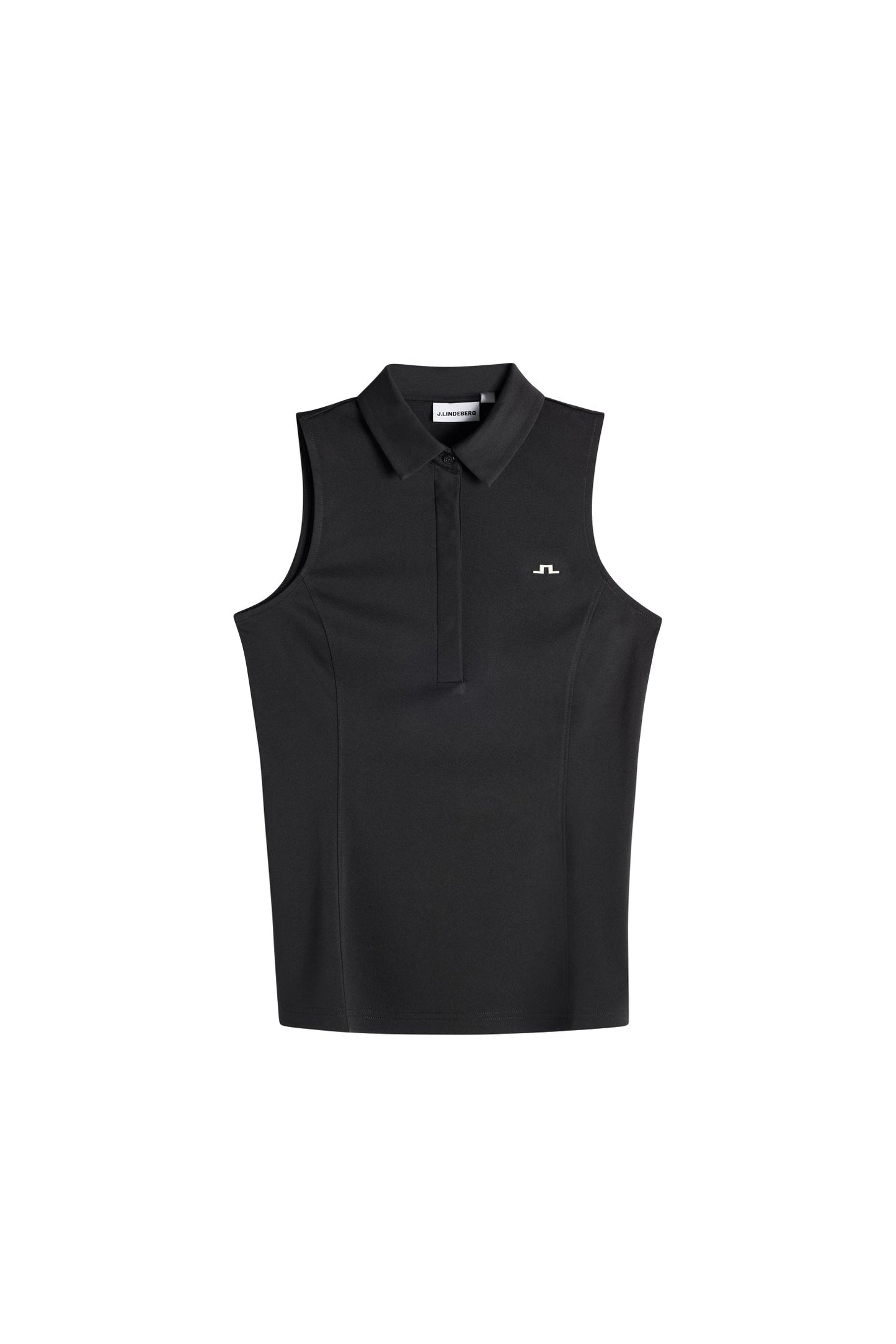 Dena Sleeveless Polo / Black