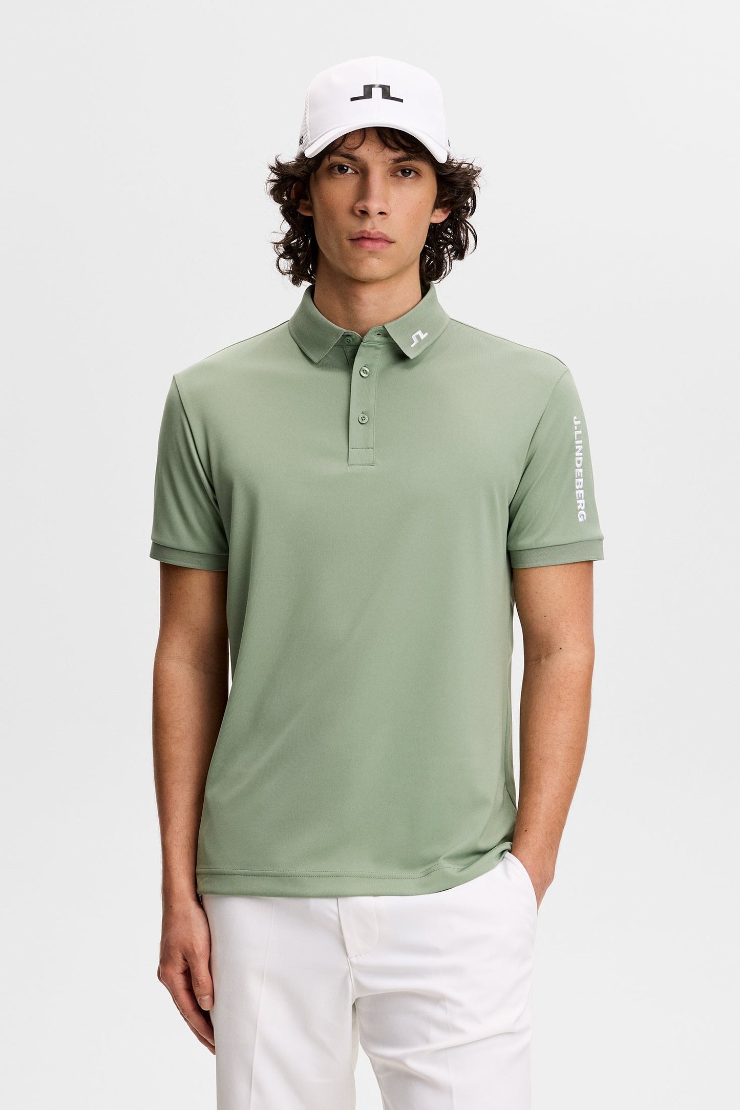 Tour Tech Polo / Hedge Green