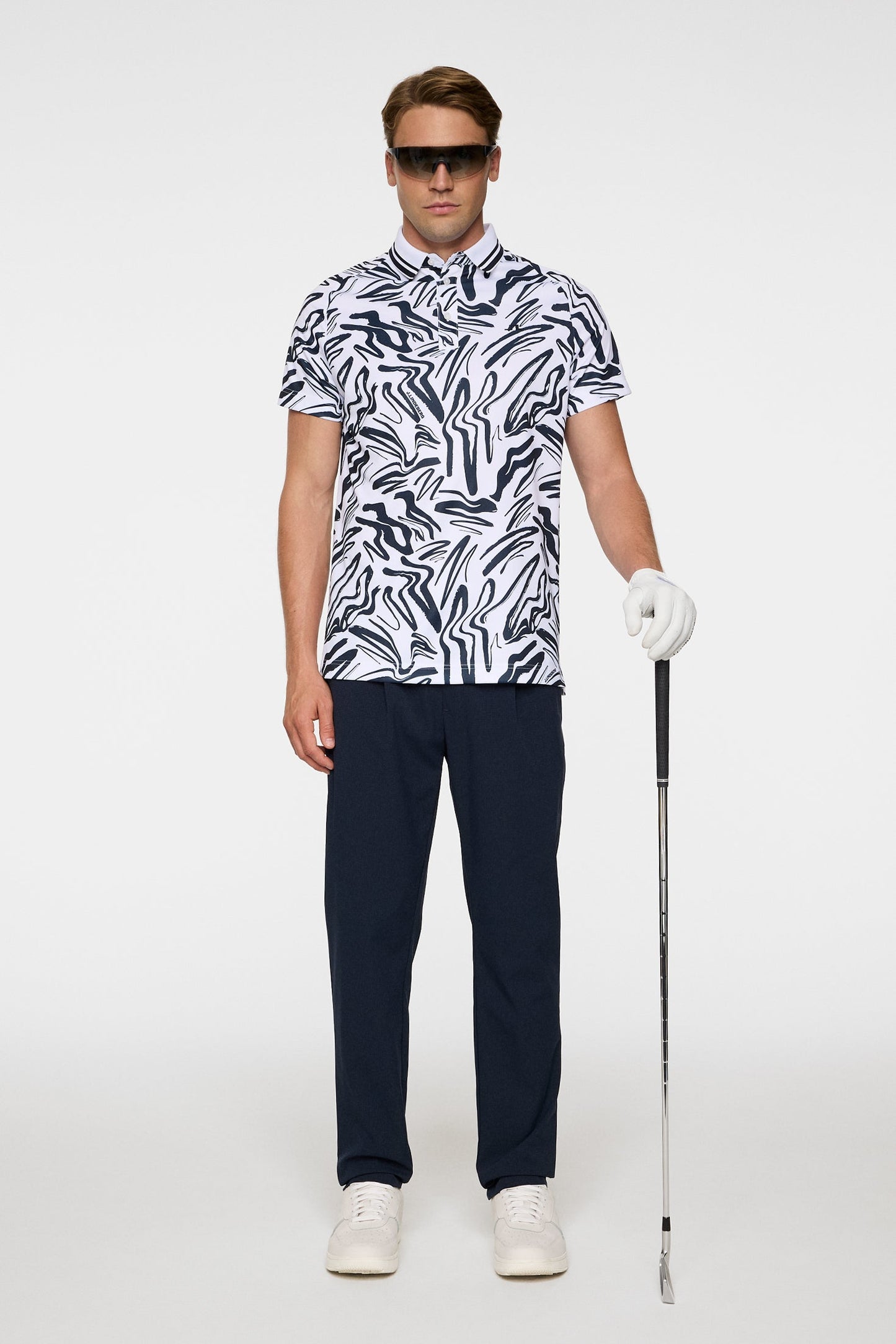 George Print Polo / Scribble Navy