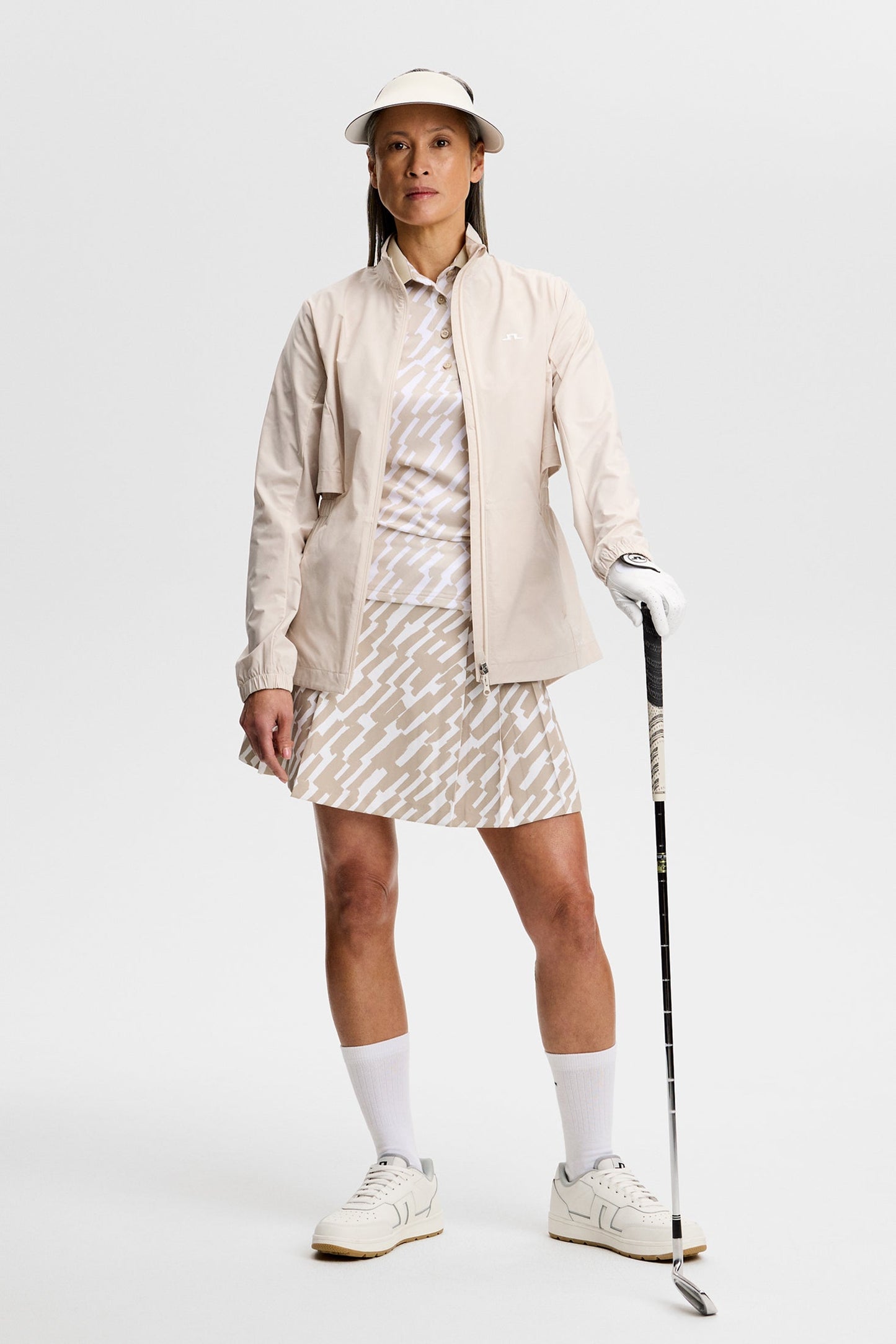Tour Tech Print Polo / Oak Island Fossil M
