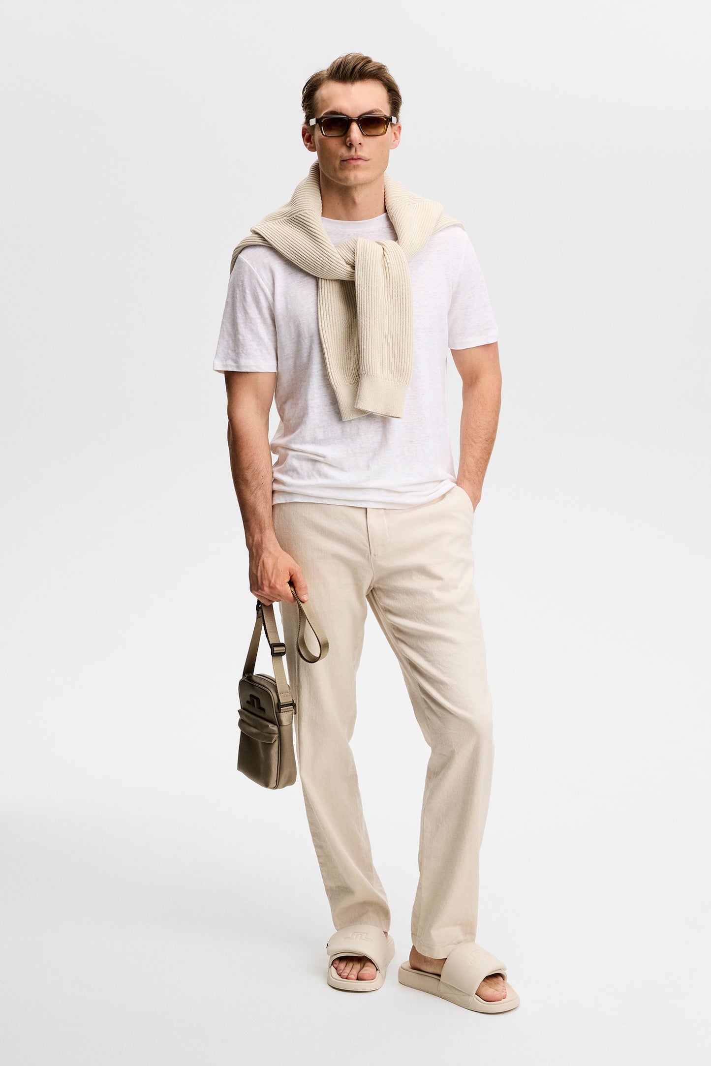 Coma Linen Tee / White