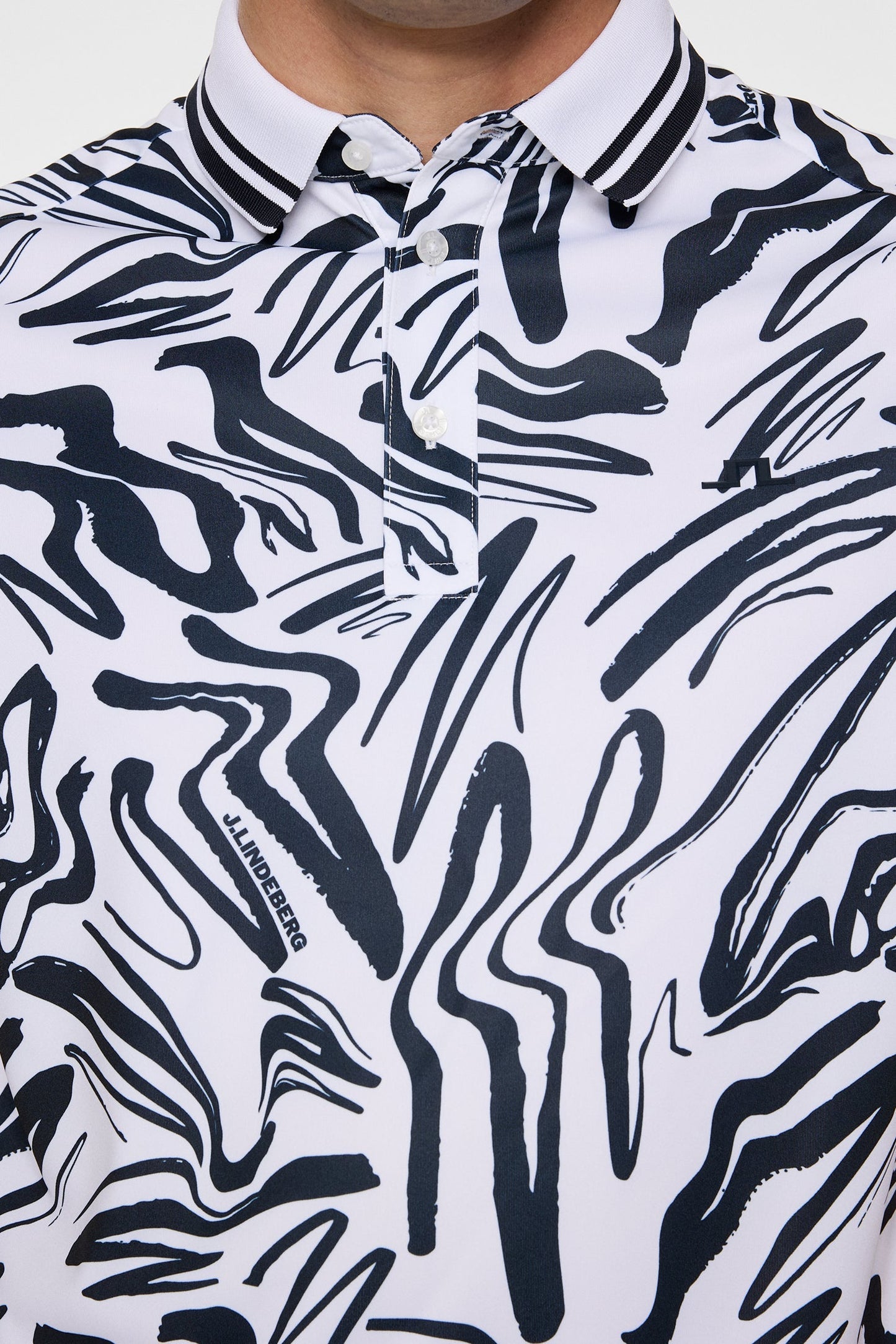 George Print Polo / Scribble Navy