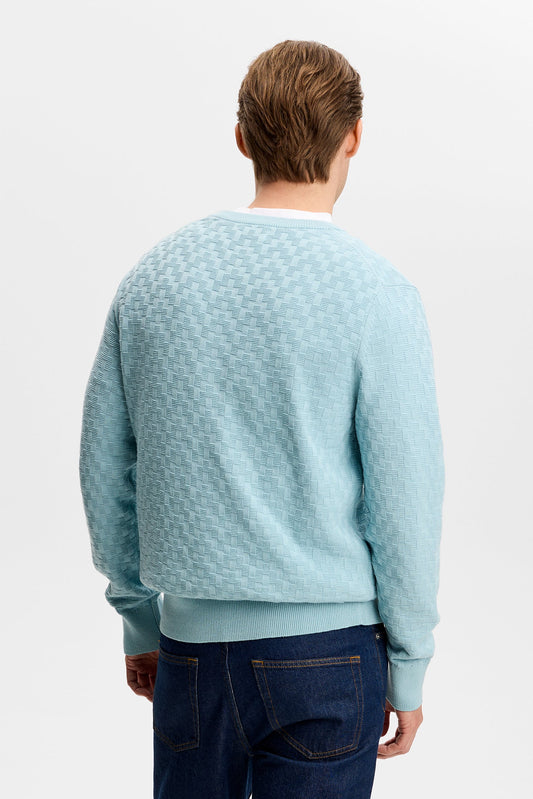 Arthur Knit Org Cotton / Forget-Me-Not