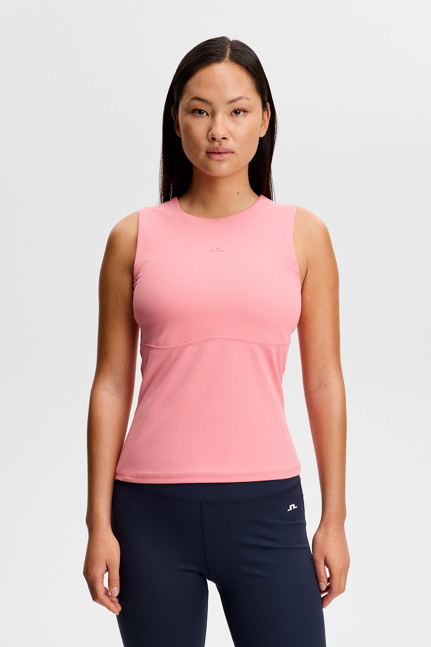 Hannah Sleeveless Top / Flamingo Plume