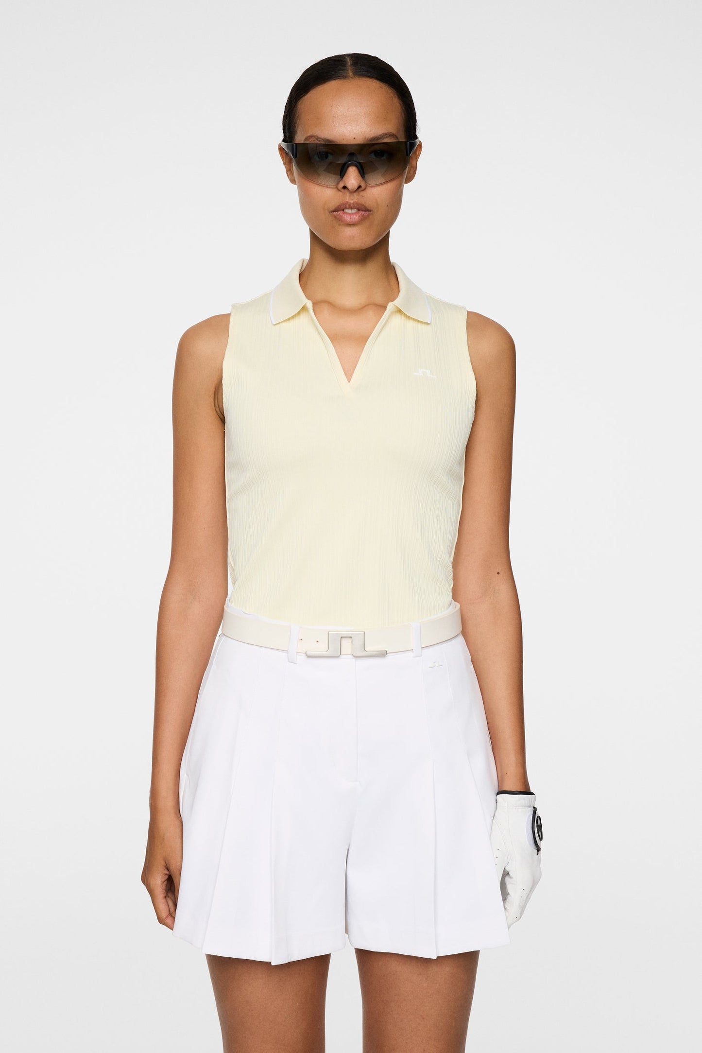 Delilah Sleeveless Top / Lemon Icing