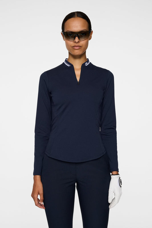 Harper Quarter Zip Mid Layer / Navy