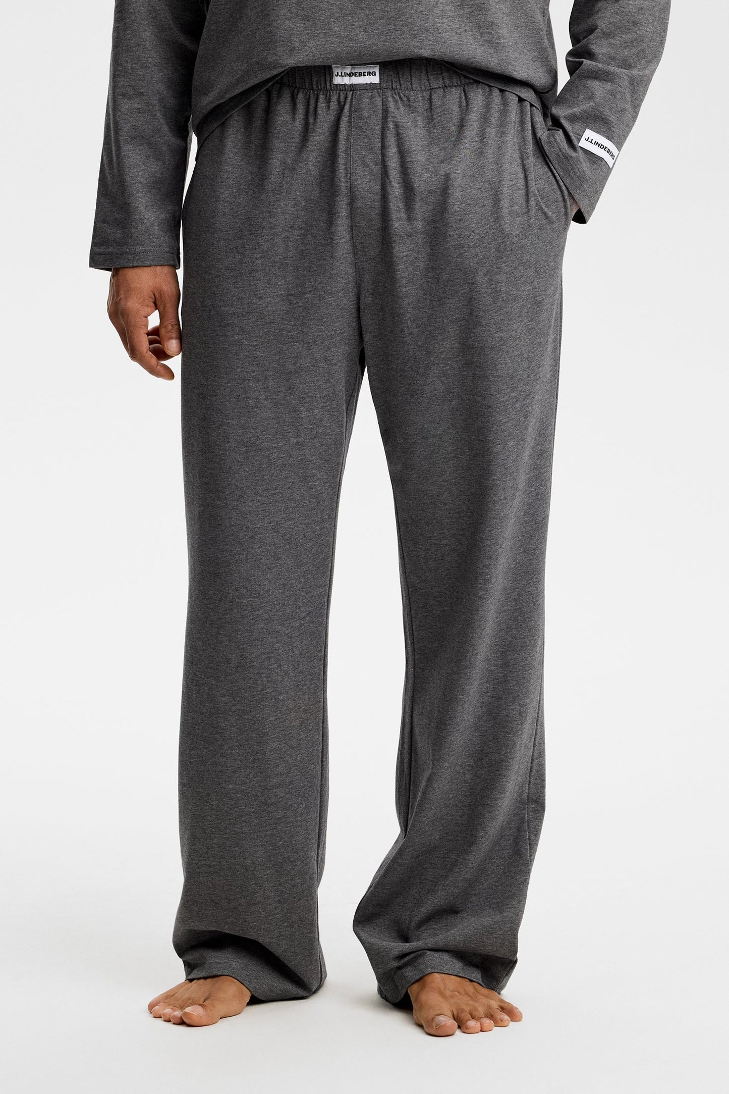 Pierce Pyjama Set / Dark Grey Melange